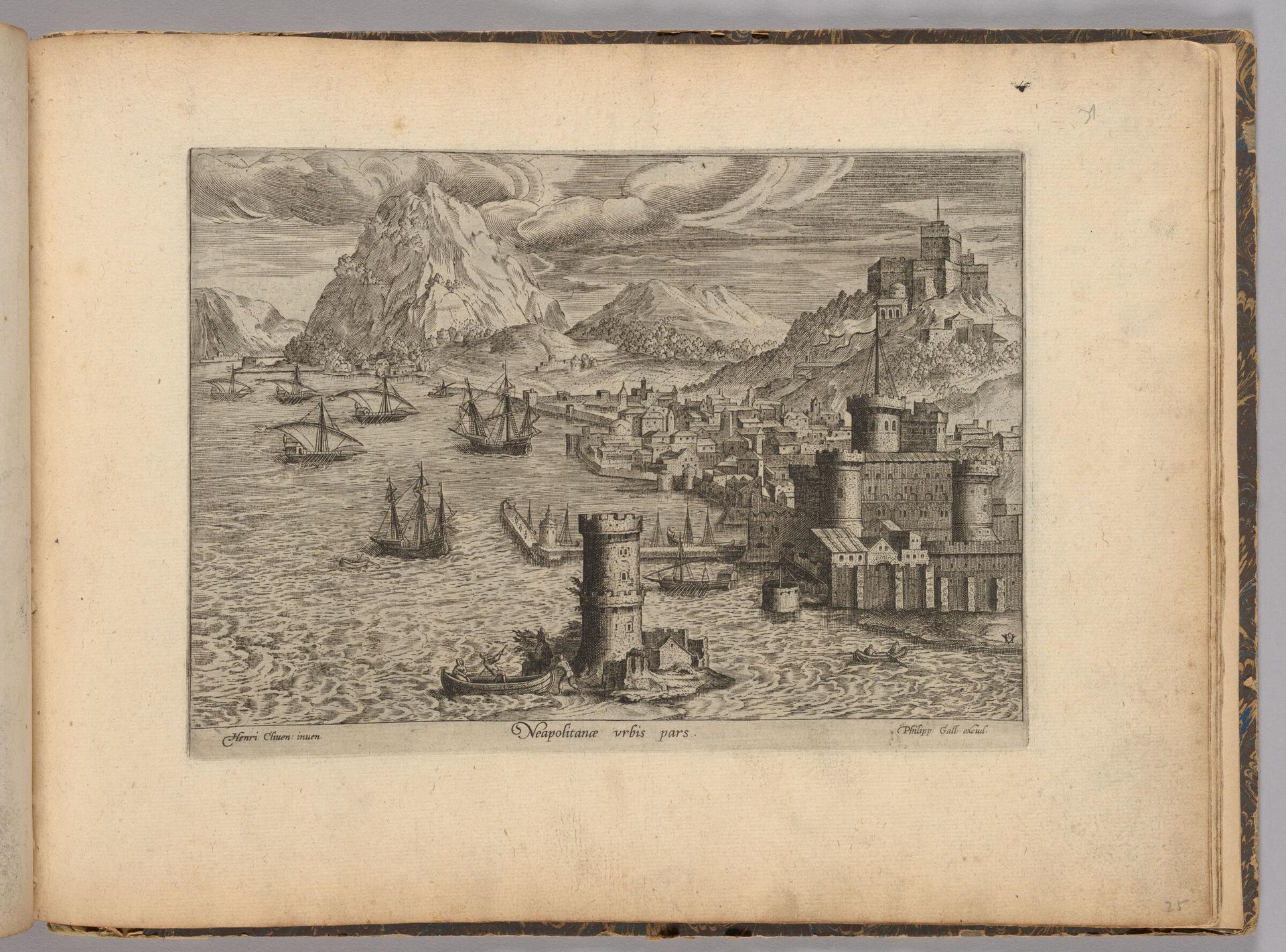 Naples (Neapolitana urbis pars) by Hendrick van Cleve III