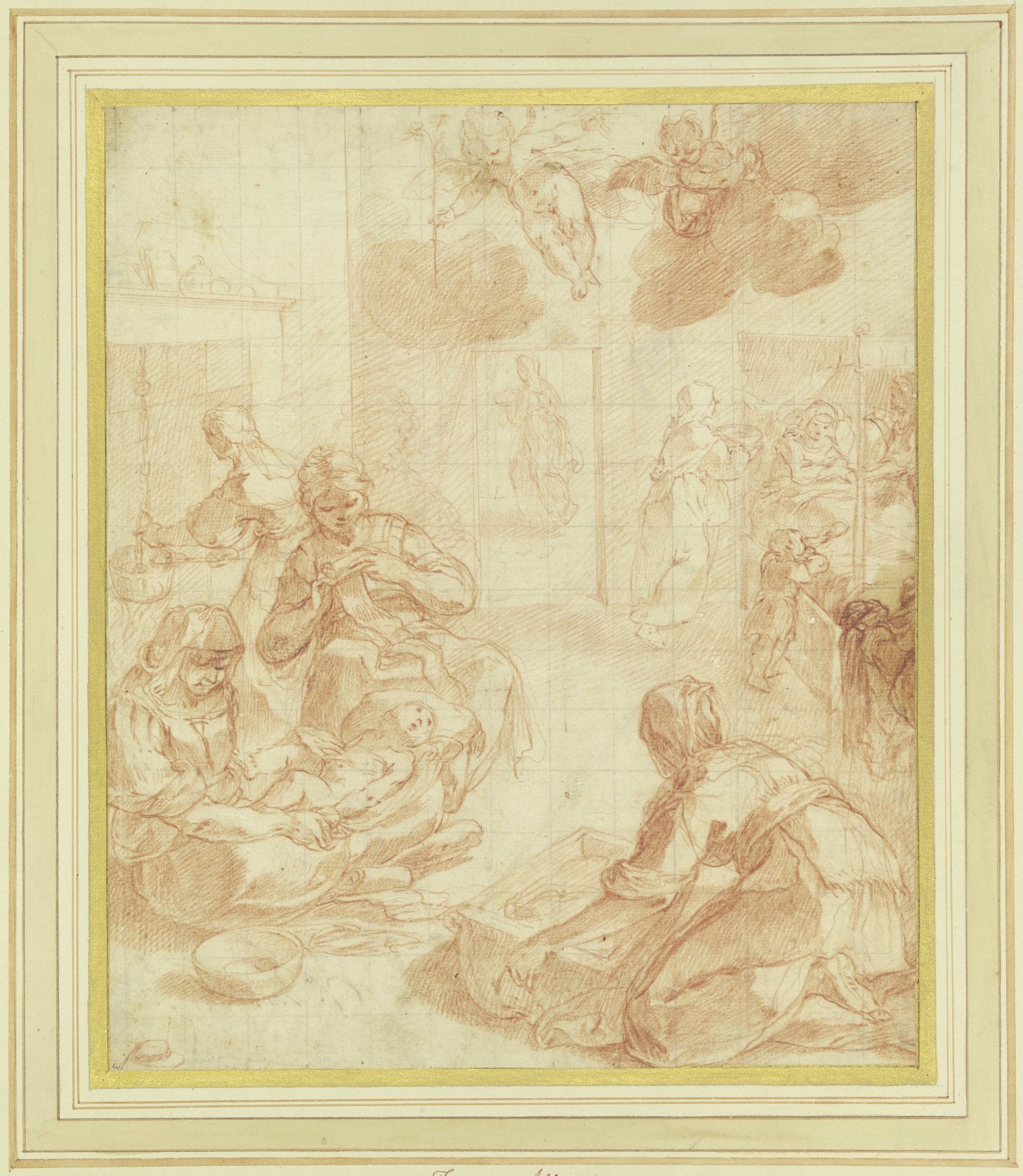 Birth of the Blessed Virgin Mary by Francesco Albani