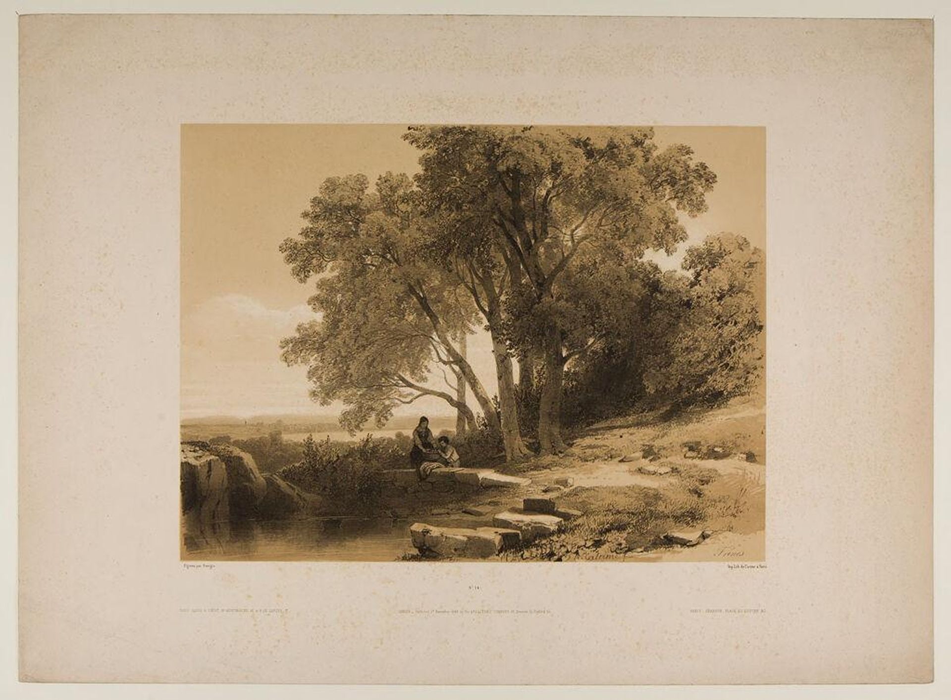 Ash Trees by Alexandre Calame