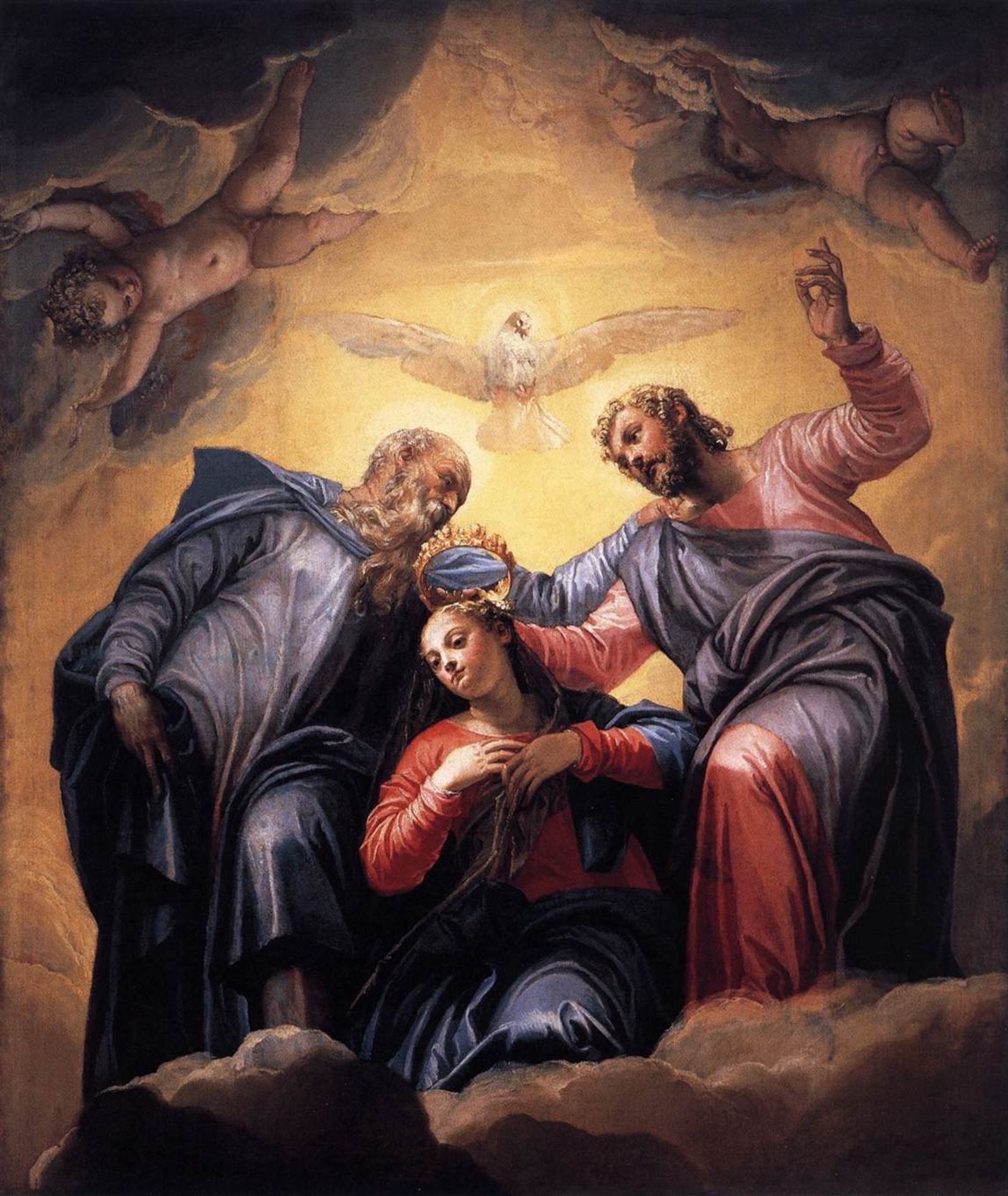 Coronation of the Virgin by Paolo Veronese