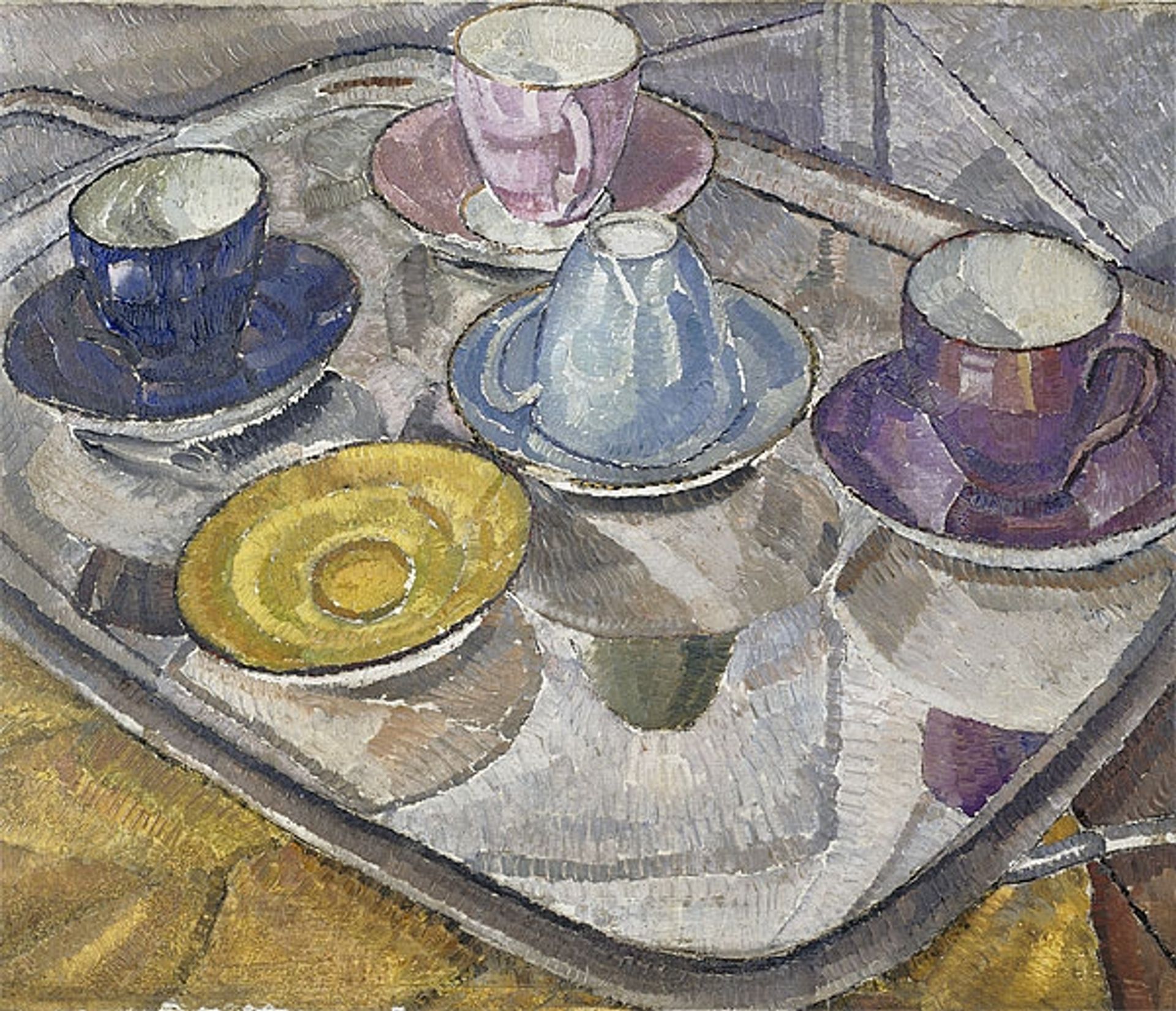Teacups: The Harlequin Set by Grace Cossington Smith