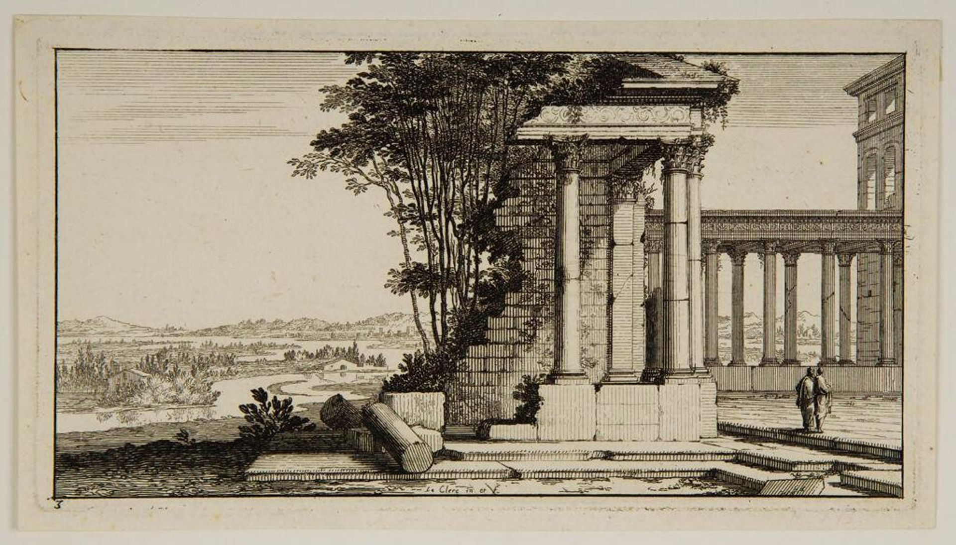 Plate Three by Sébastien Le Clerc, the elder