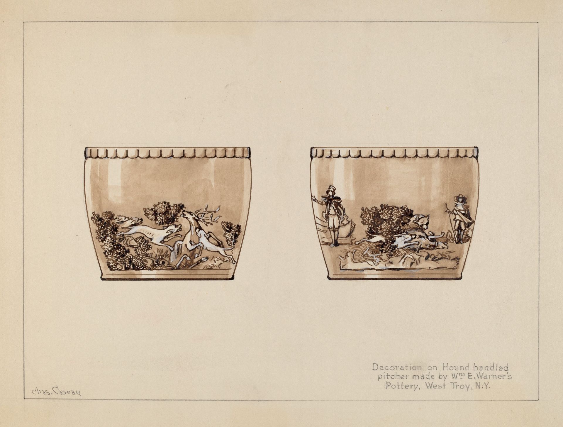 Pitcher by Charles Caseau