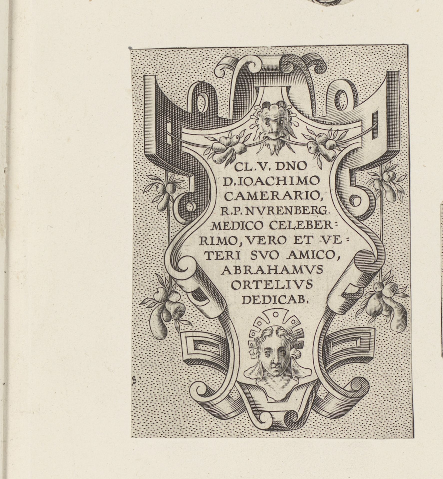 Cartouche met leeuwenkop en vrouwenhoofd by Anonymous