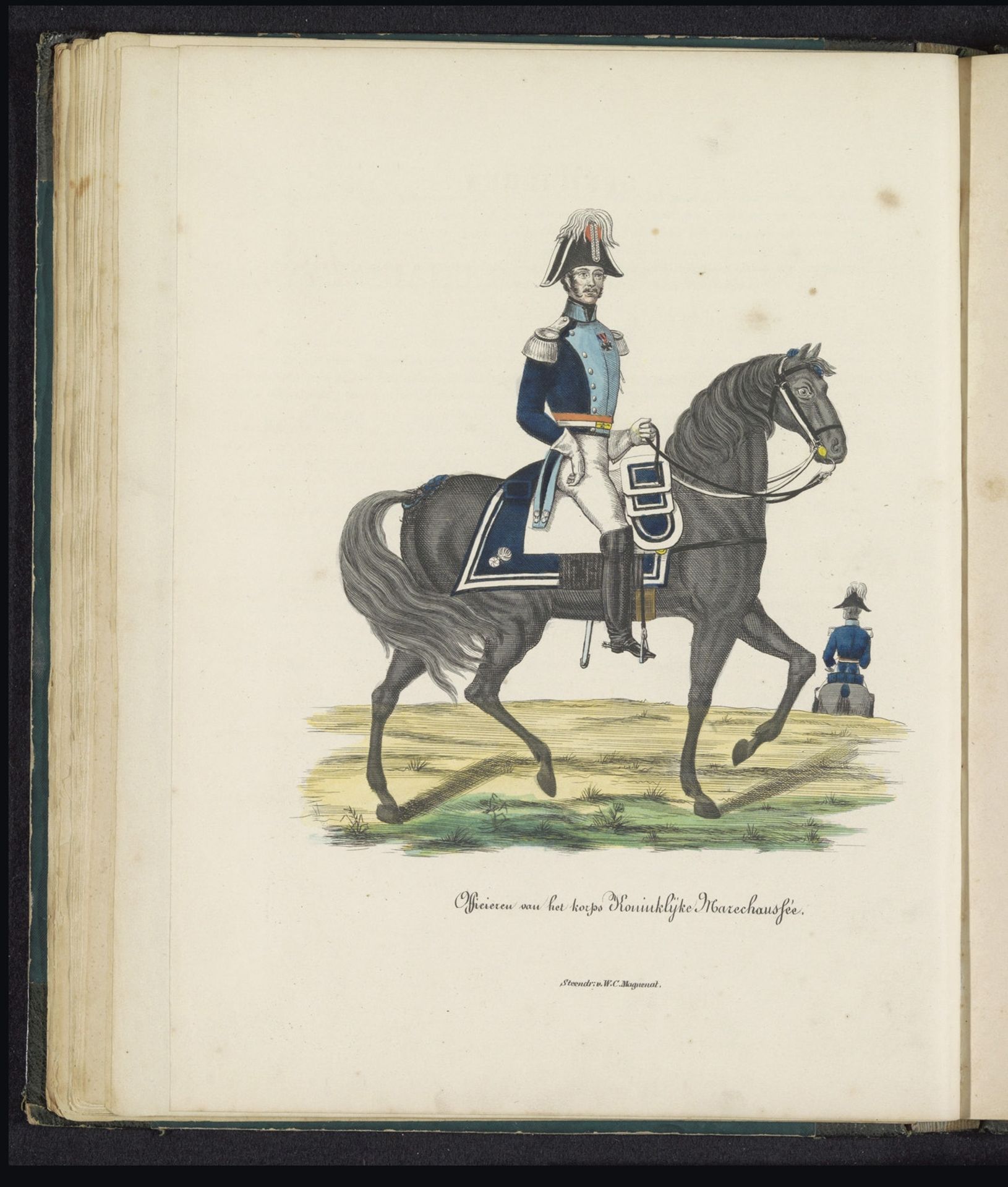 Uniform van de Koninklijke Marechaussee, 1845 by Willem Charles Magnenat