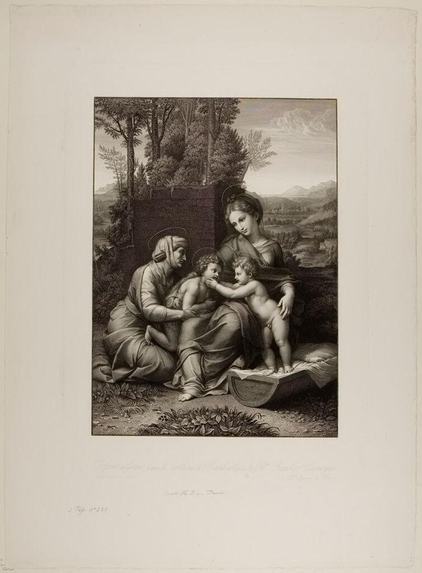 La vierge au berceau (Madonna with the Cradle) by Auguste Gaspard Louis Boucher Desnoyers