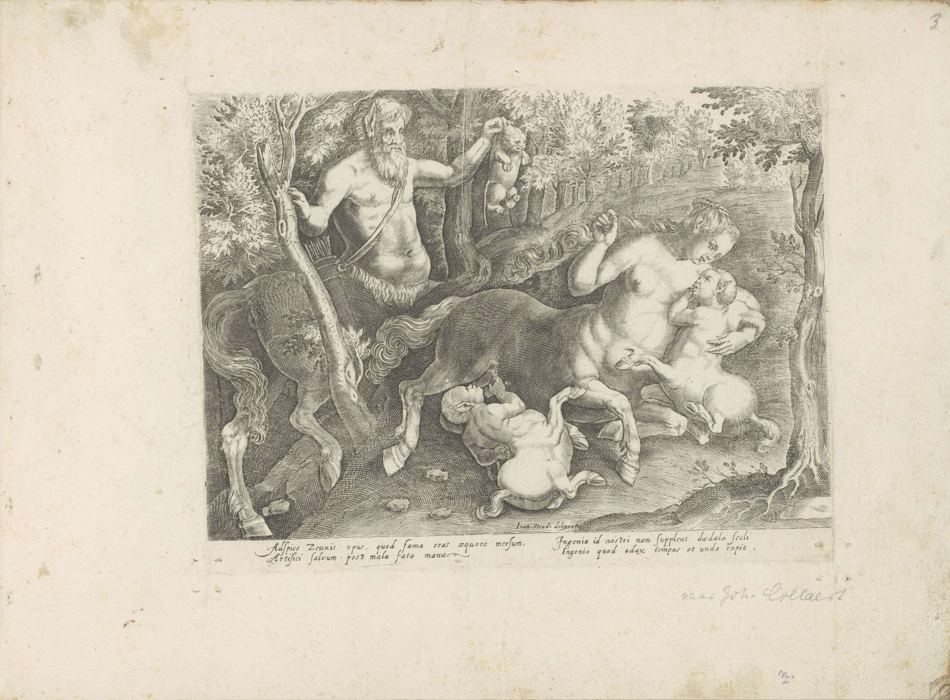 Centaur familie by Anonymous