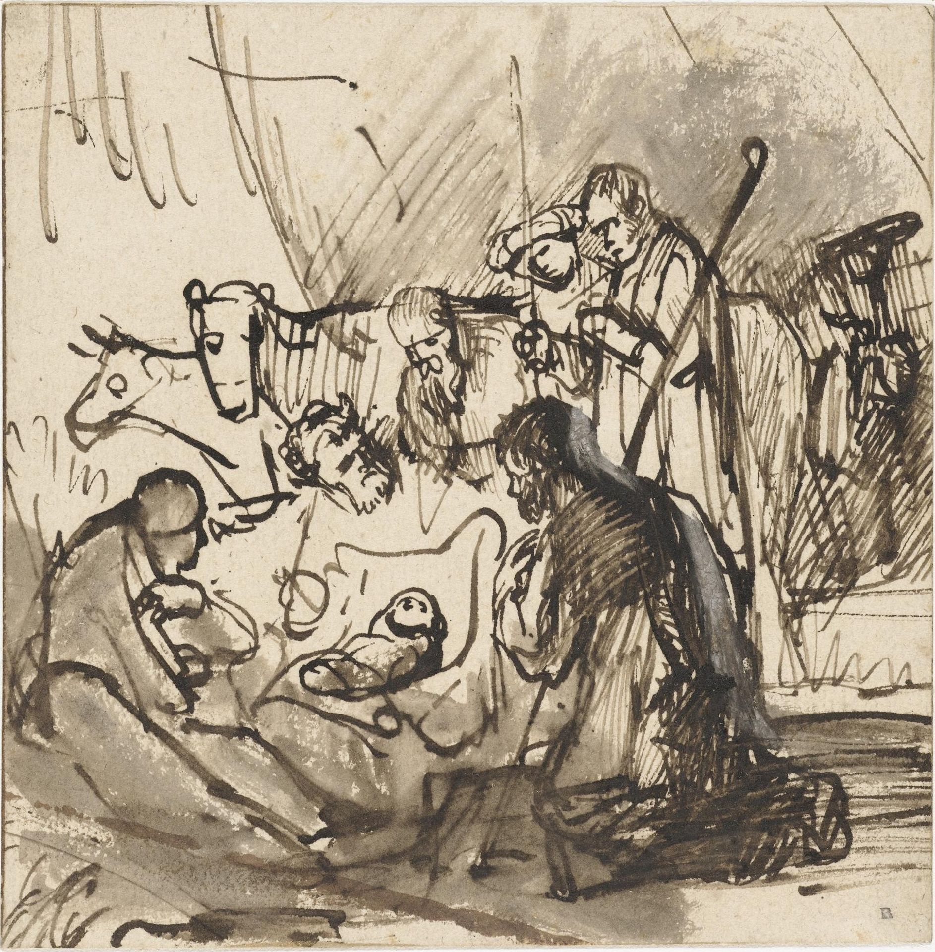 The Adoration of the Shepherds by Carel Fabritius