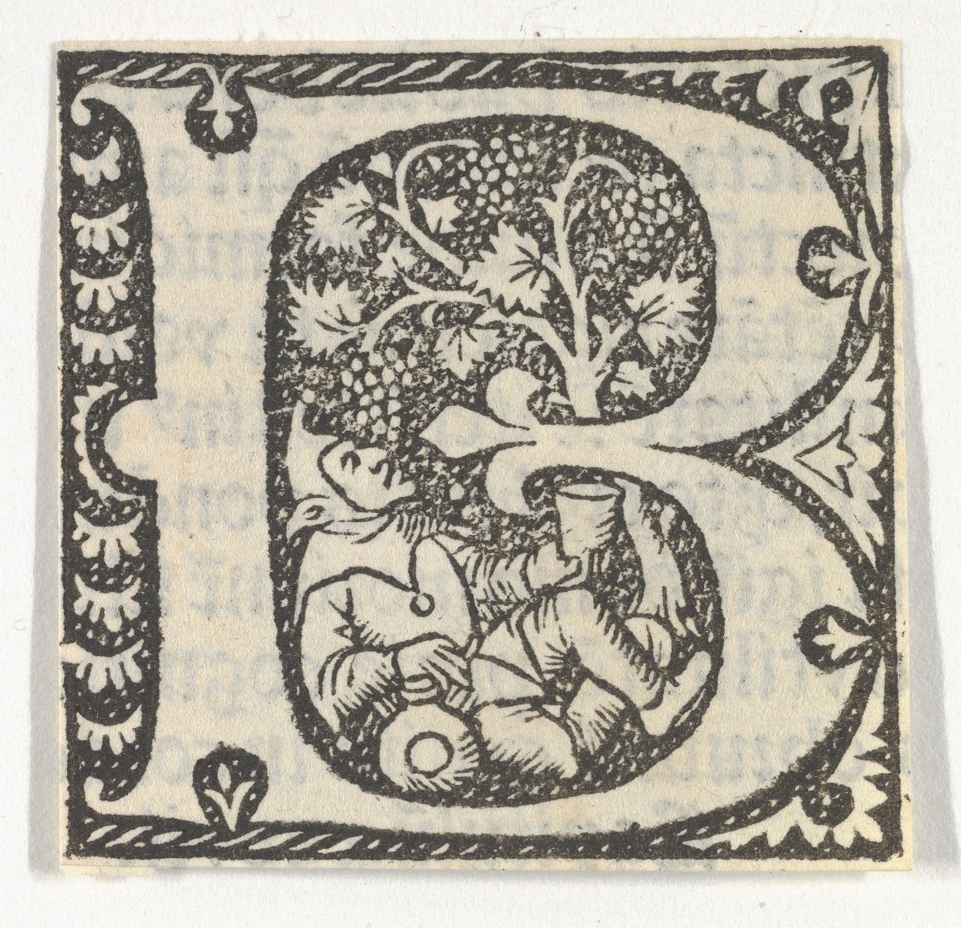 Decorated Roman alphabet by Anonymous