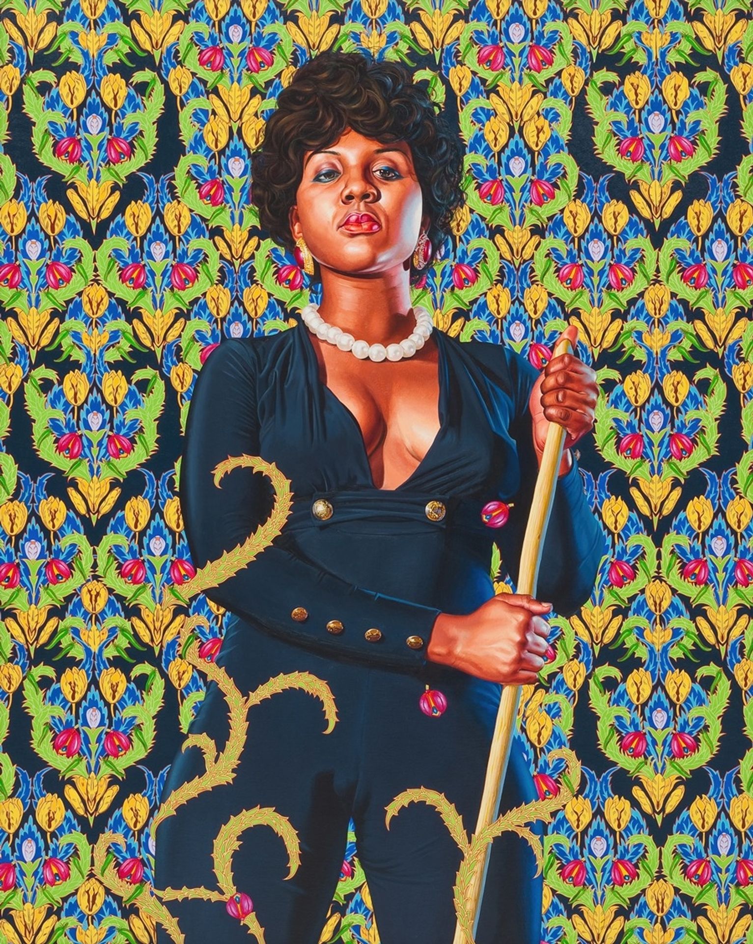 Portrait Of Anne Cynthia Petit VII - Kehinde Wiley | Artera