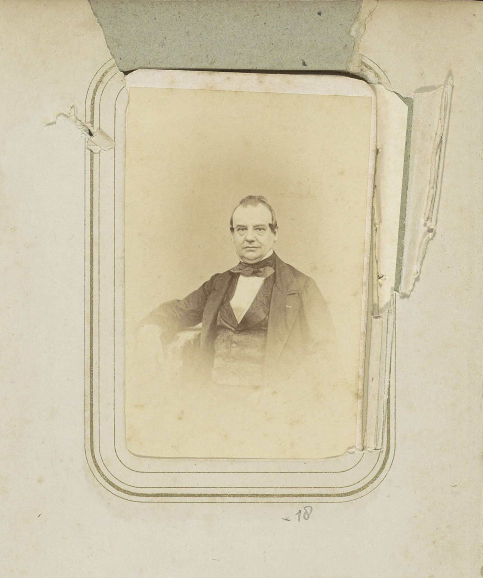 Portret van A.J. Swart by Anonymous