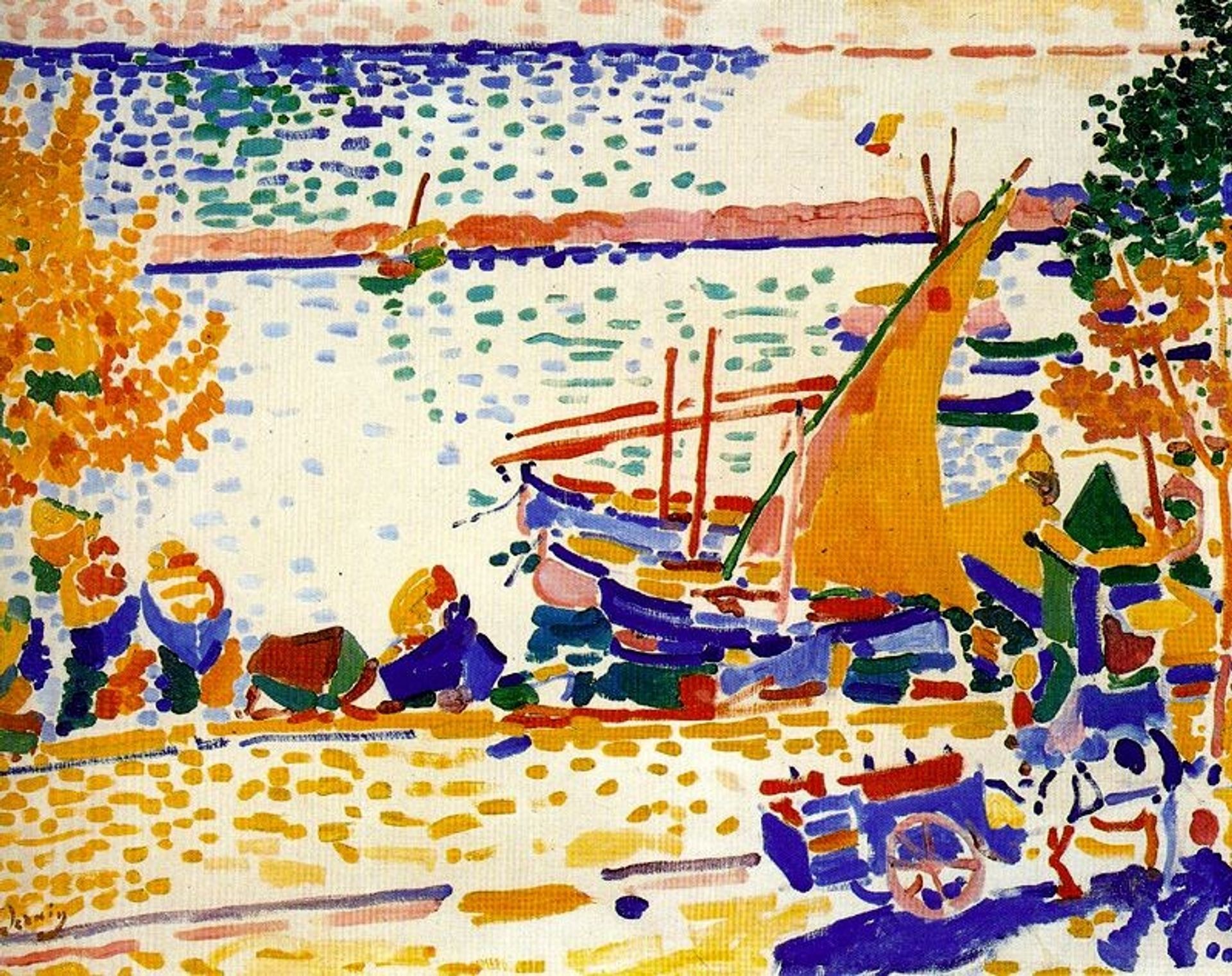 The Port of Collioure by Andre Derain