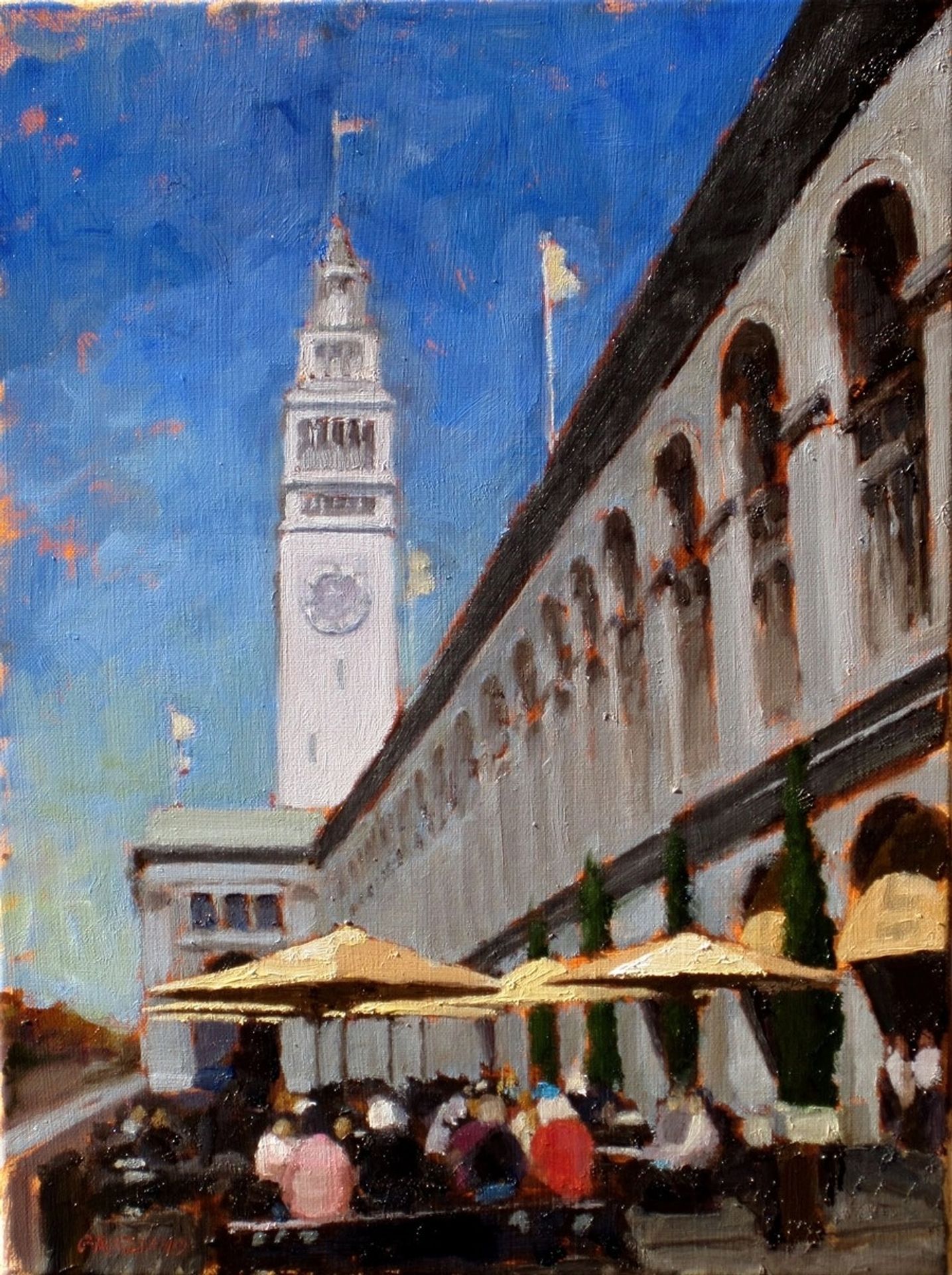 Sunday At The Ferry Building by Dan Graziano
