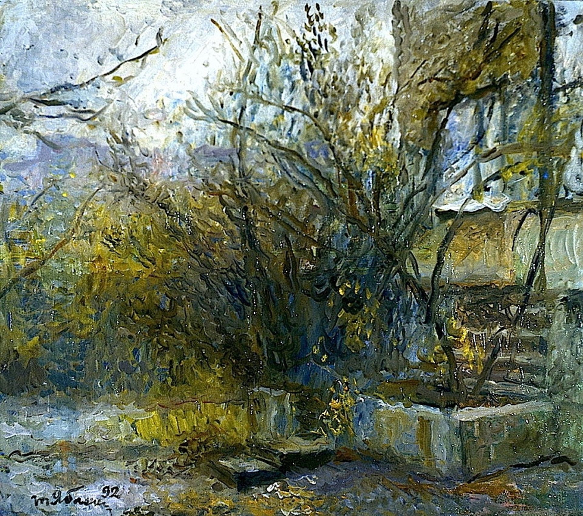 In April. My Studio by Tetyana Yablonska