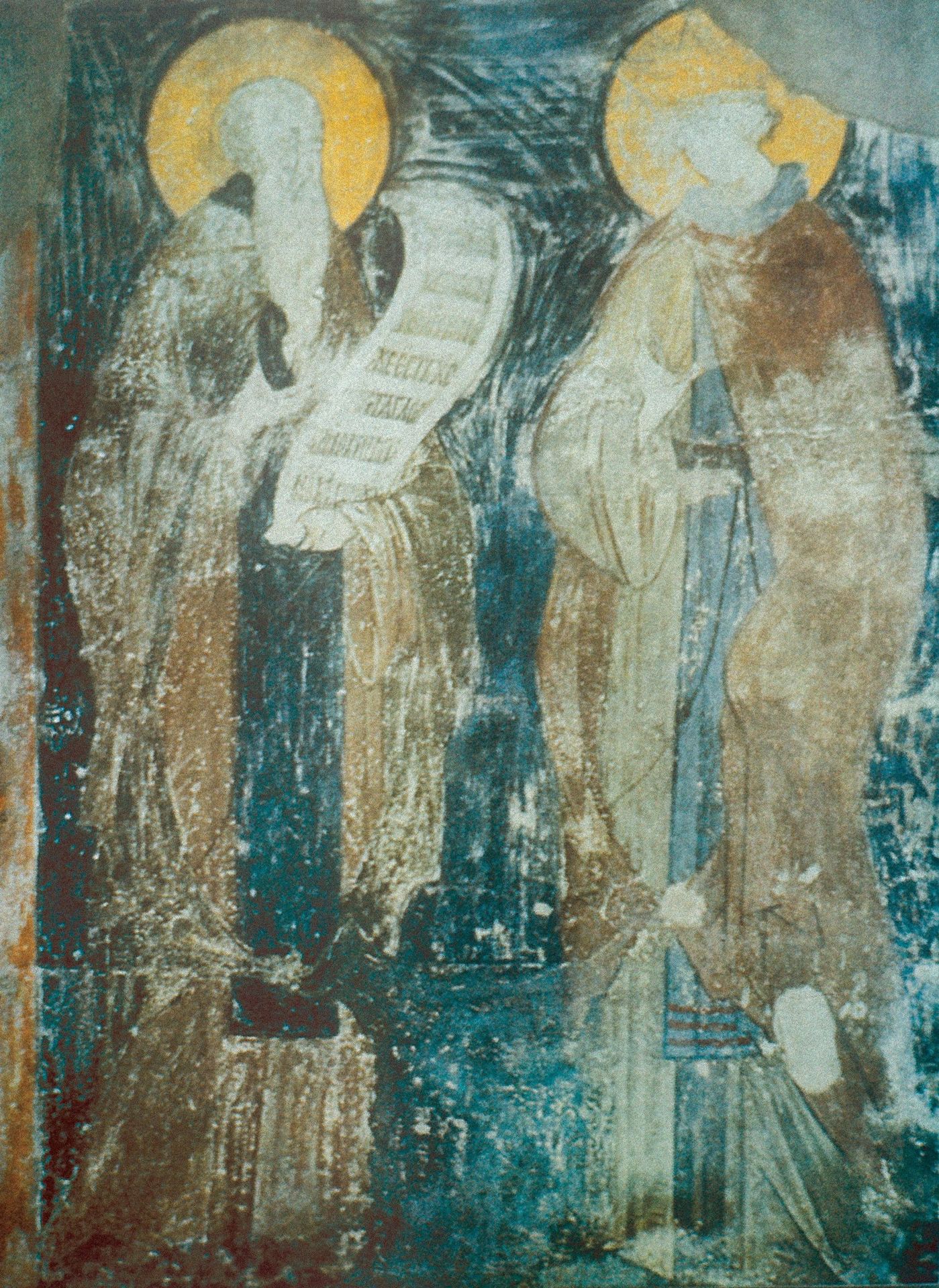 Venerable Barlaam and his disciple prince Josaphat by Andrei Rublev