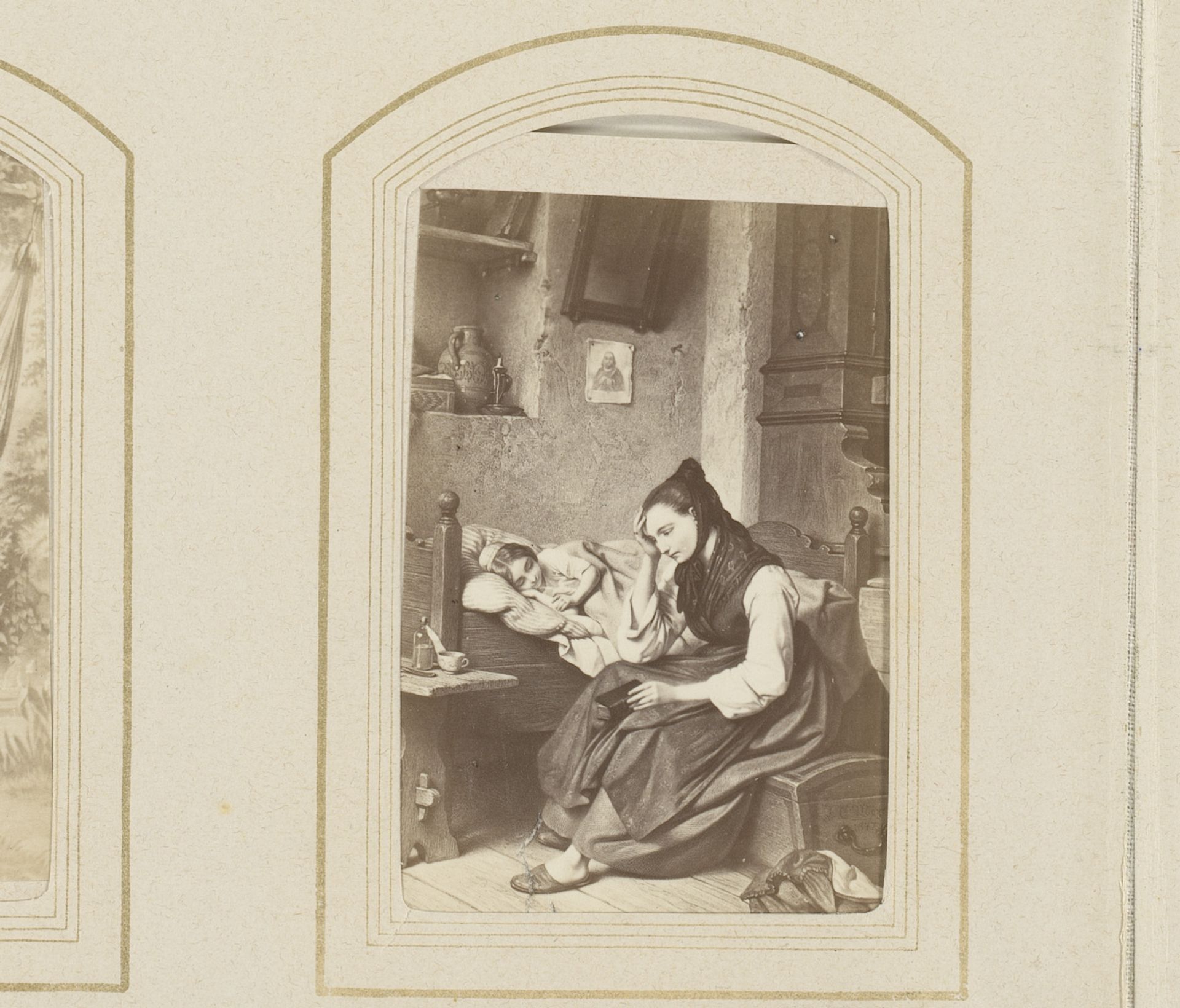 Fotoreproductie van Der Mutter Schmerz by Anonymous
