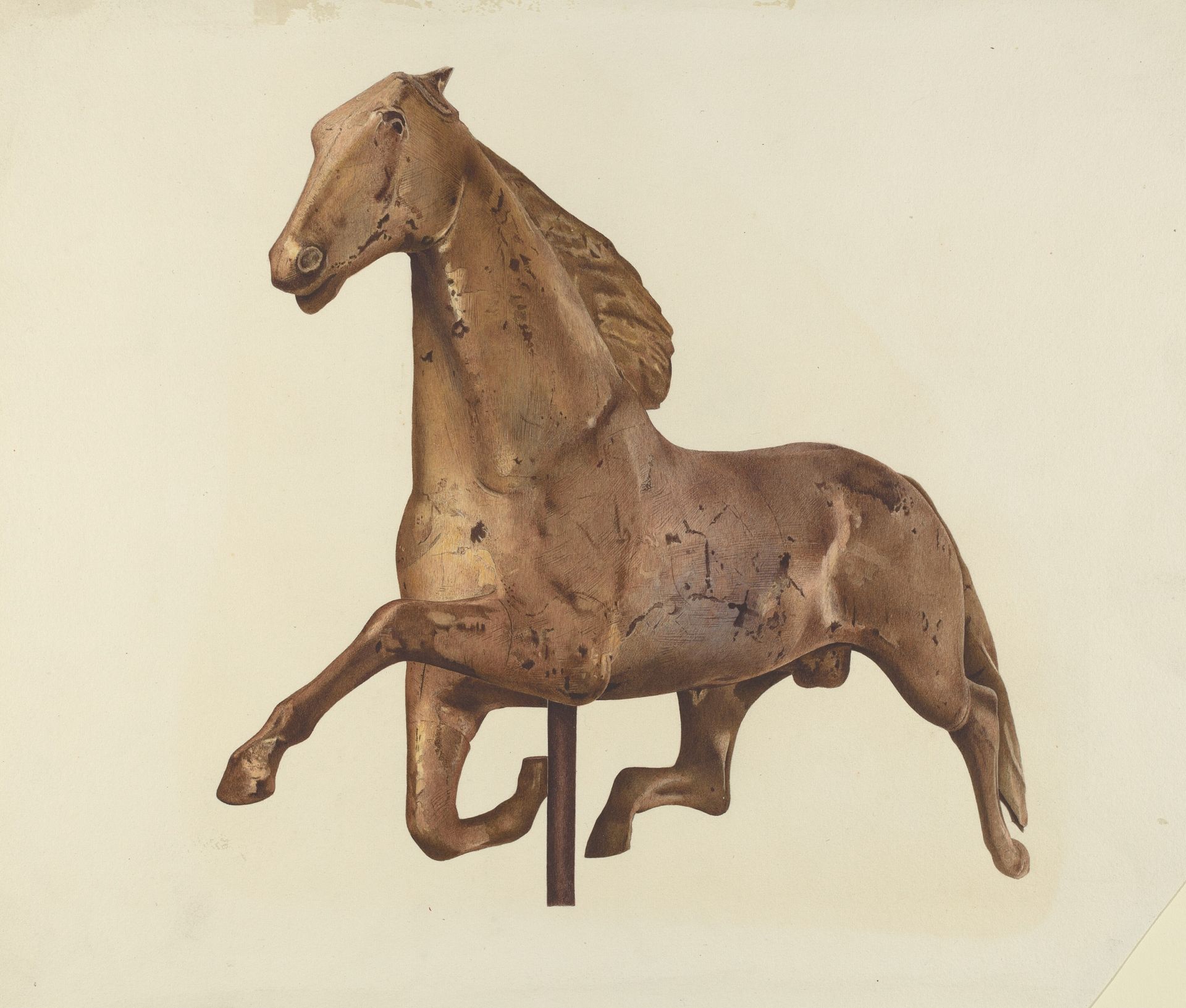 Horse Weather Vane by Anonymous