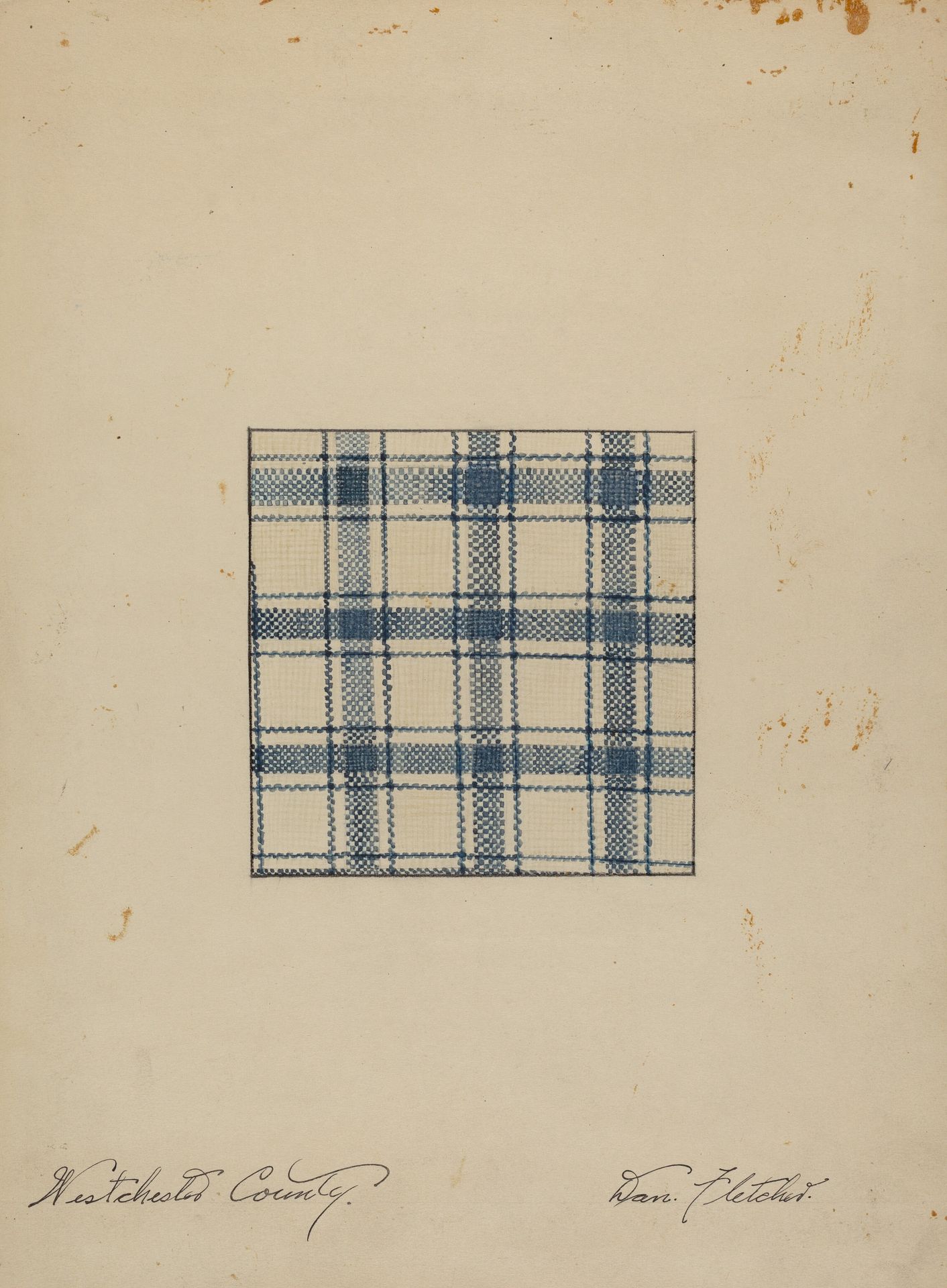 Piece of Handwoven Linen by Daniel Fletcher