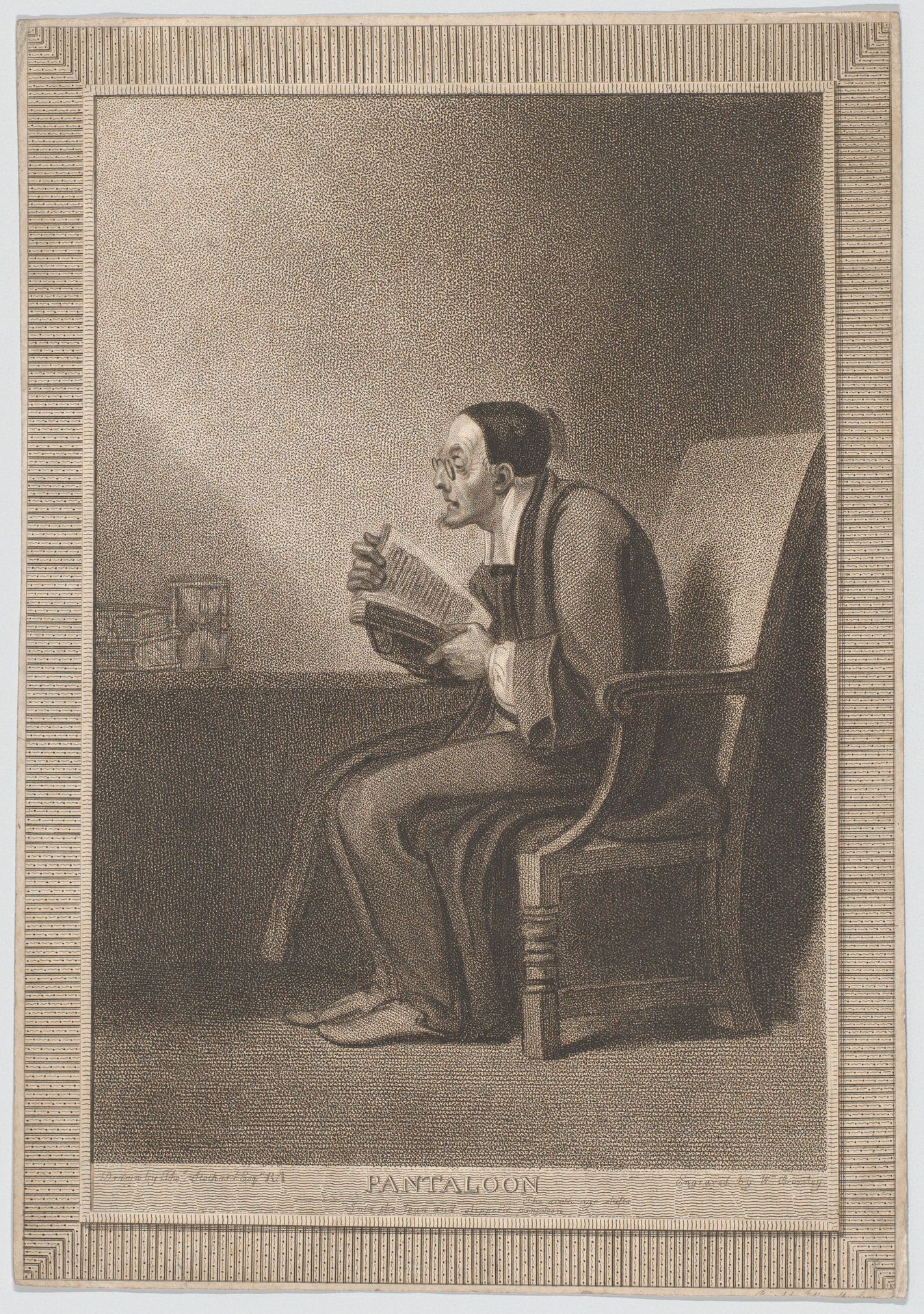 Pantaloon: "The Sixth Age Shifts into the Lean and Slippered Pantaloon" (Shakespeare, As You Like It) by William Bromley