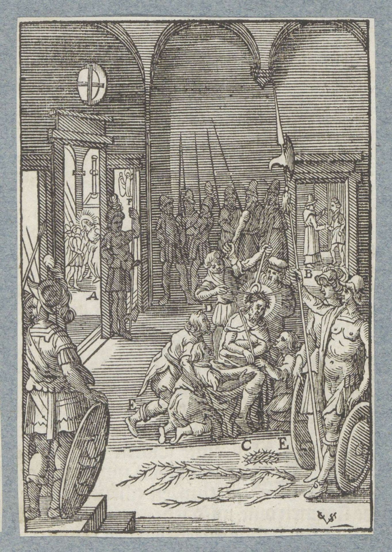 Geseling van Christus by Christoffel van (II) Sichem