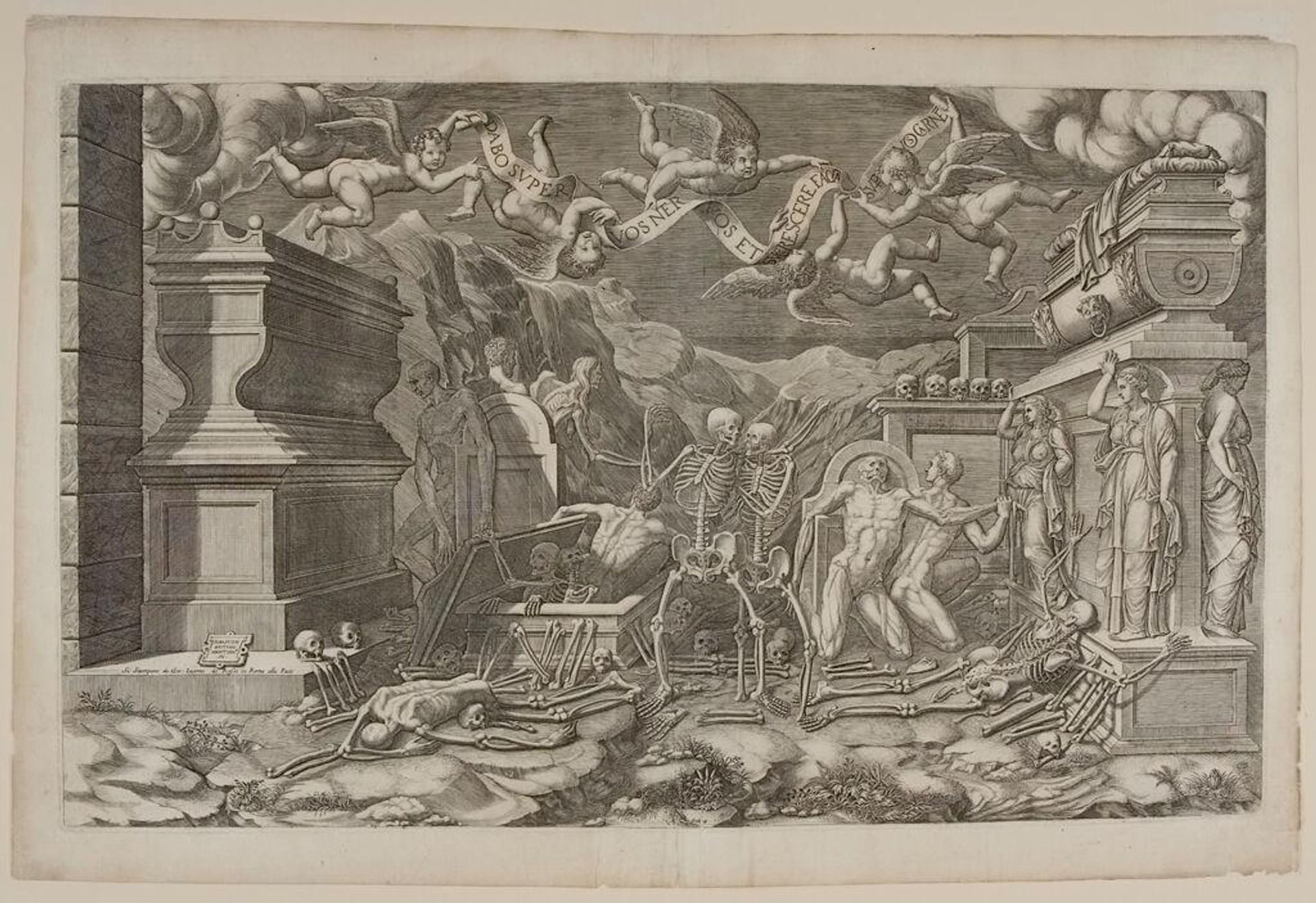 The Vision of Ezekiel by Giorgio Ghisi