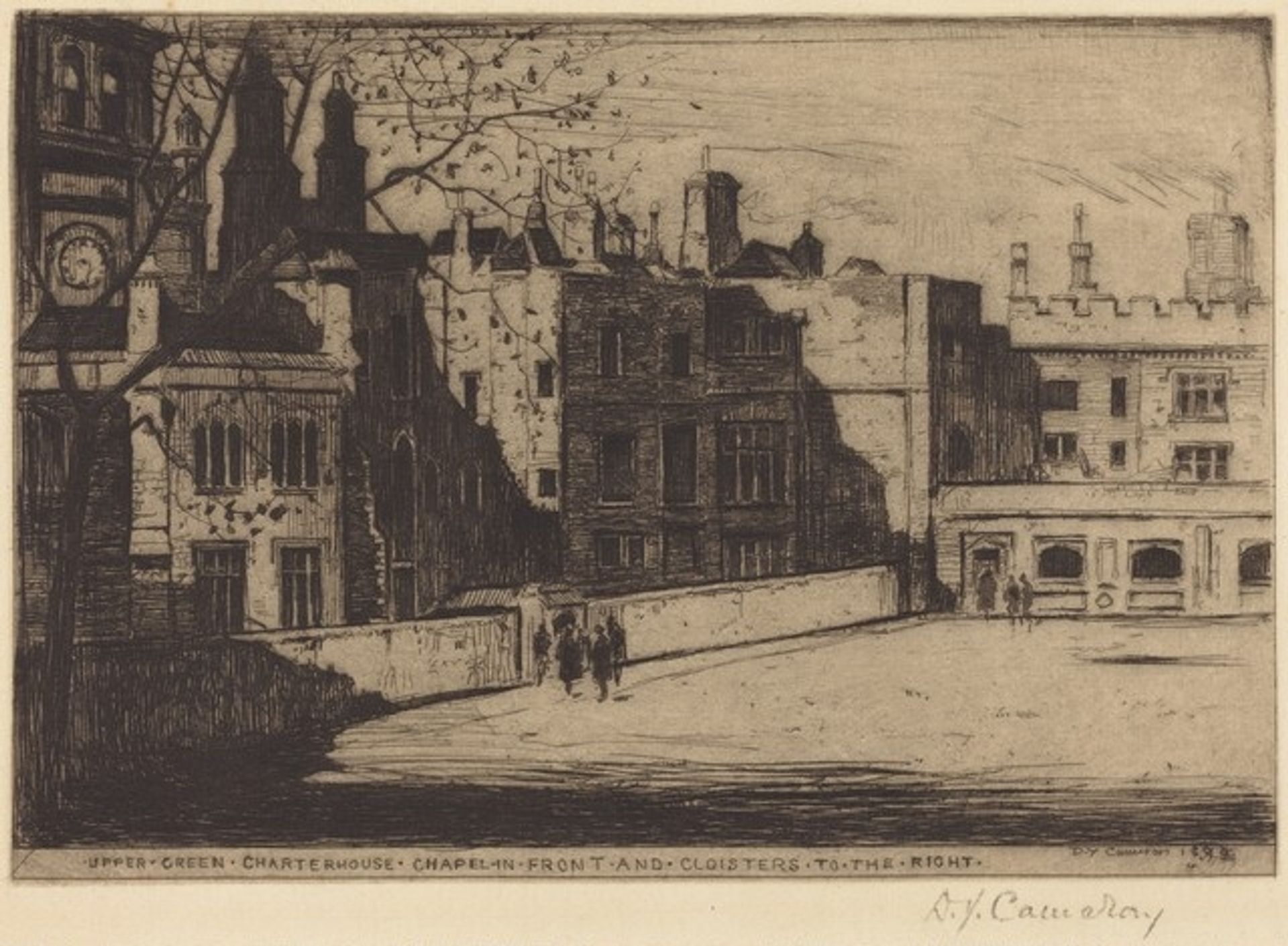 Upper Green, Charterhouse by David Young Cameron