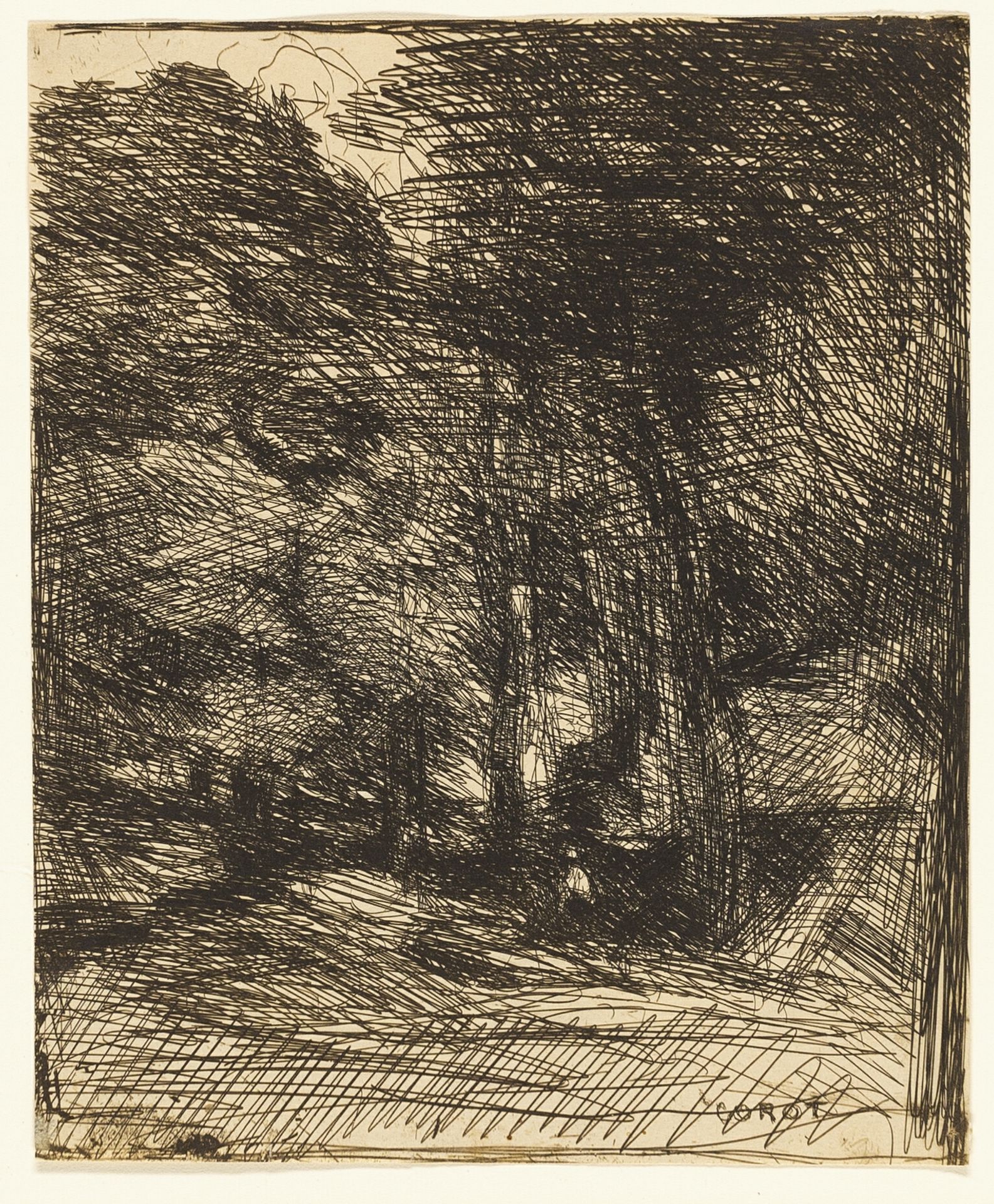 Souvenir of Bas-Bréau by Camille Corot