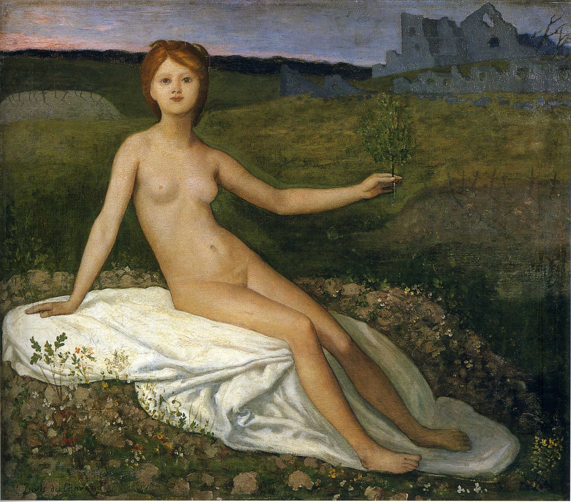 Hope by Pierre Puvis de Chavannes