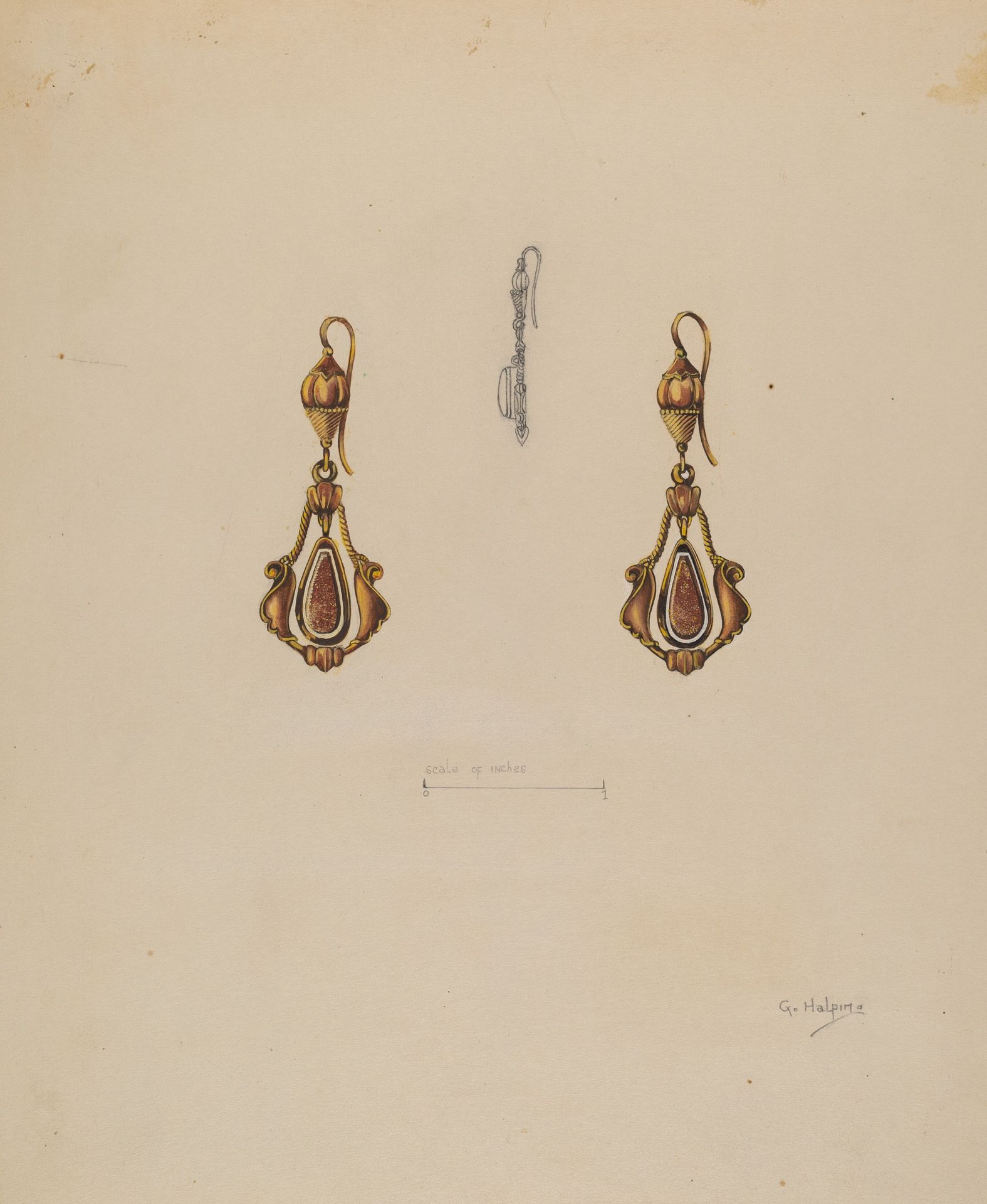 Earrings by Grace Halpin