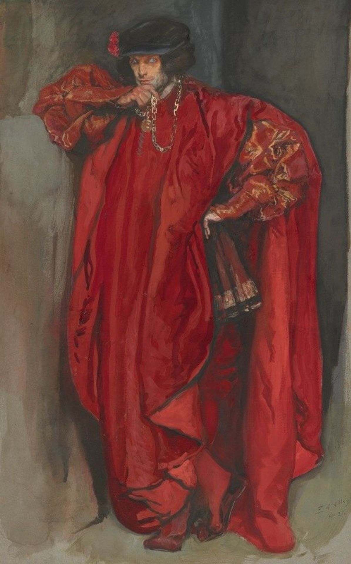 Iago, from Othello by Edwin Austin Abbey