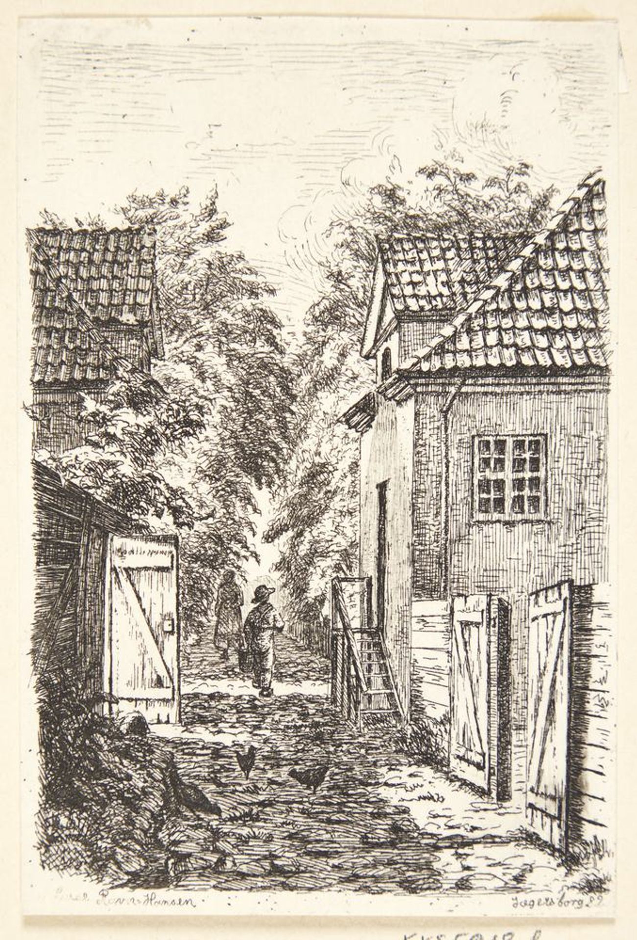 Gade i Jægersborg by Louise Ravn-Hansen