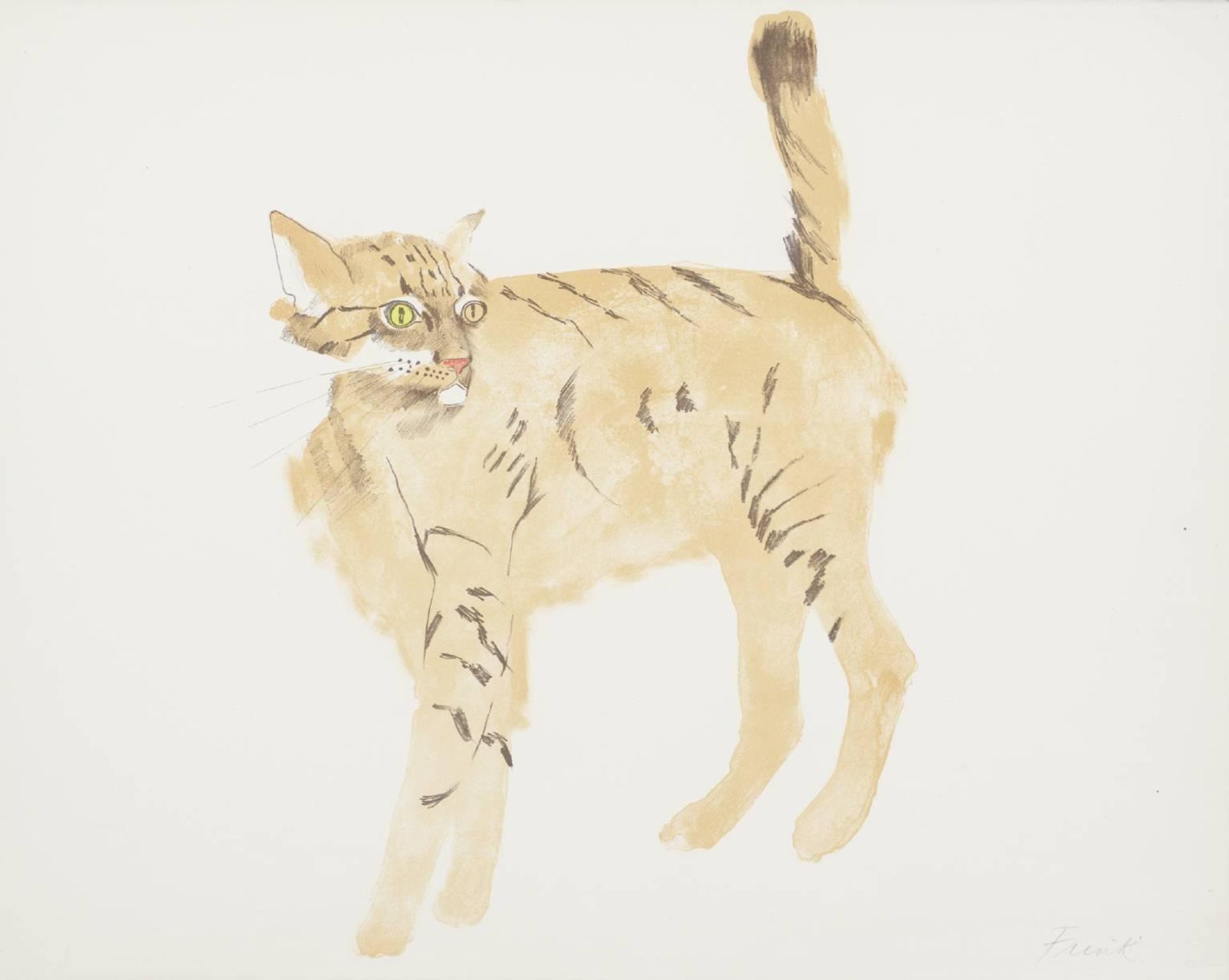 Wild Cat by  Dame Elisabeth Frink