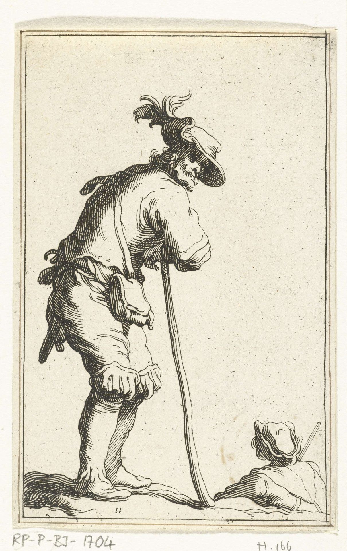 Oude soldaat by Frederick Bloemaert