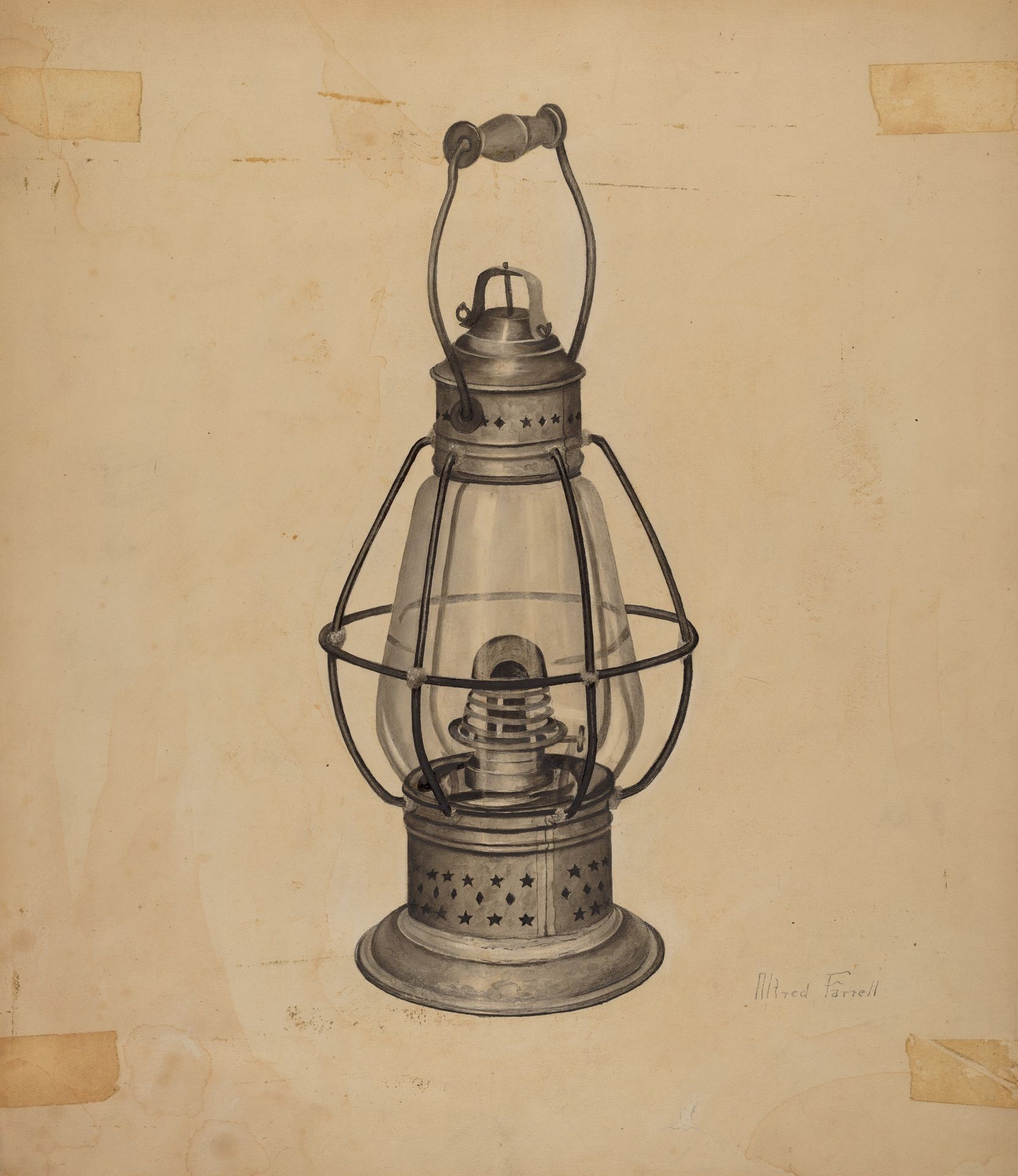 Coal Oil Lantern by Alfred Farrell
