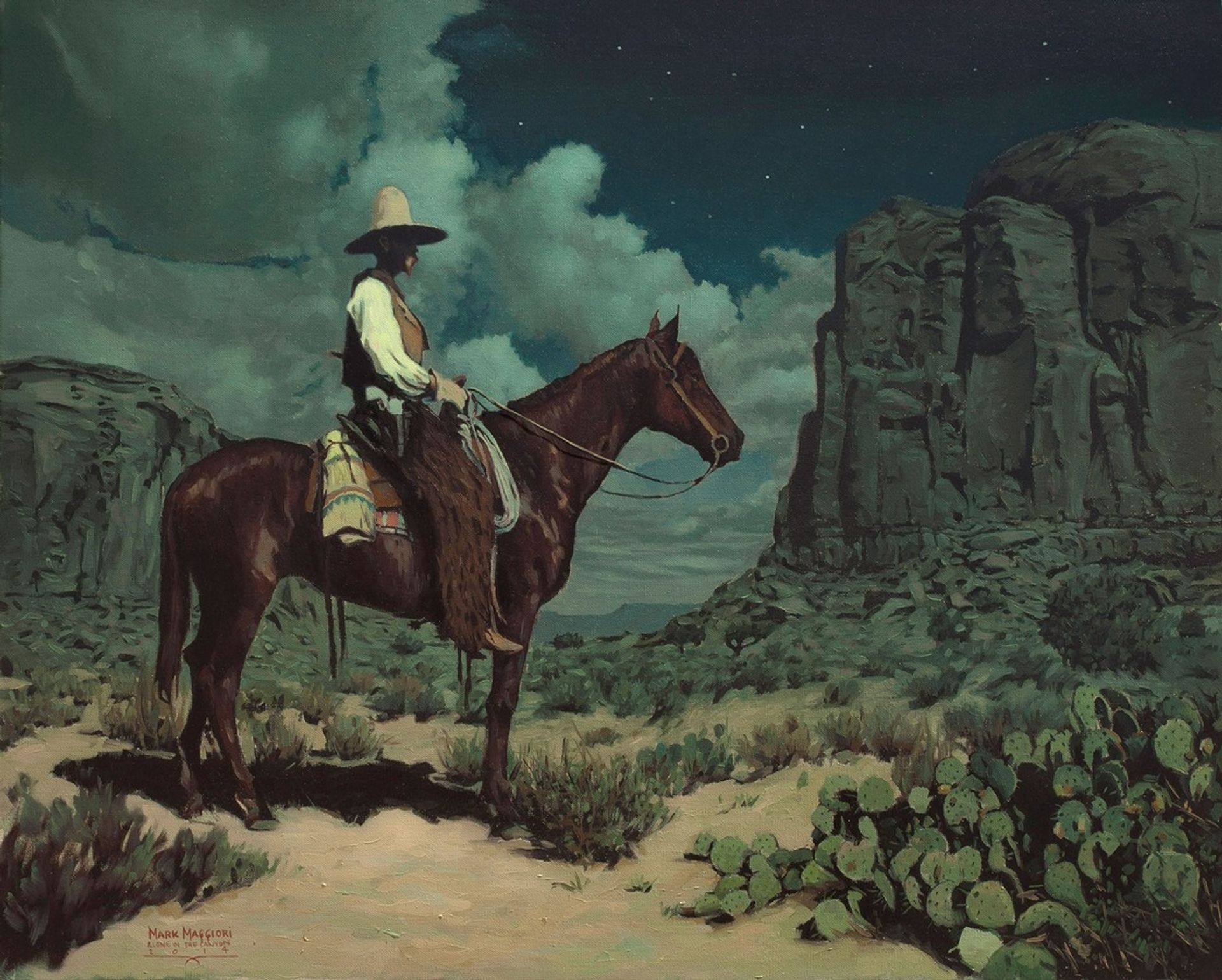 Alone in the Canyon by Mark Maggiori