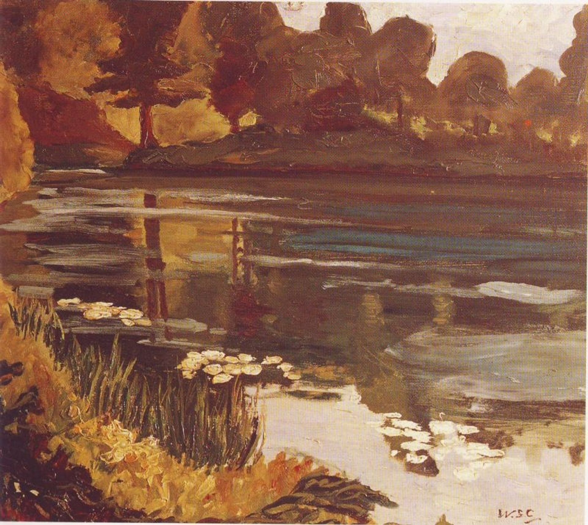 Lake at Blenheim by Winston Churchill