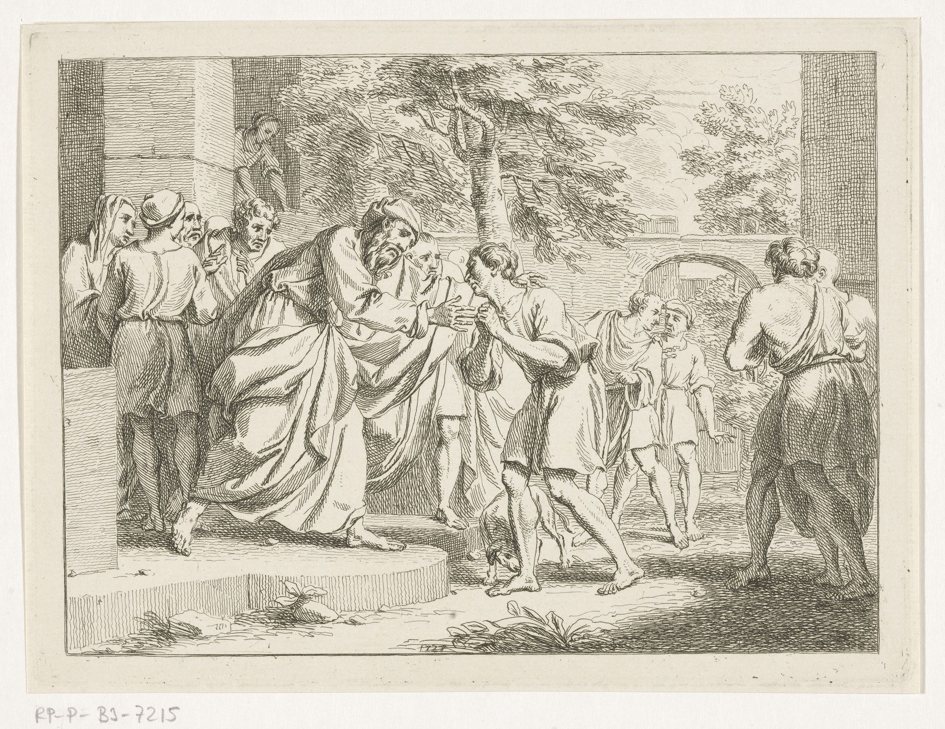 De terugkeer van de verloren zoon by Louis Fabritius Dubourg
