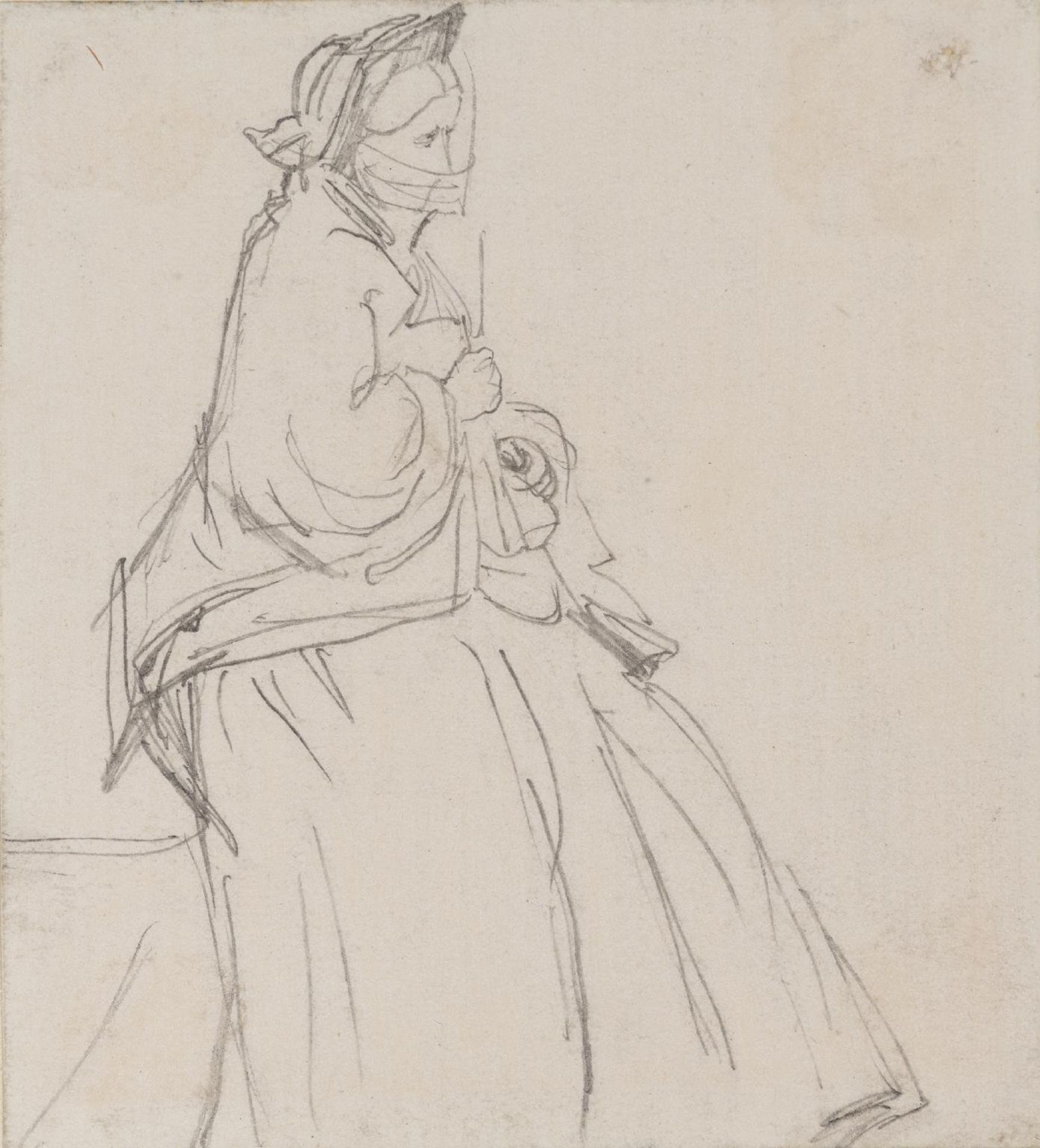 Figure Study by Charles Samuel Keene