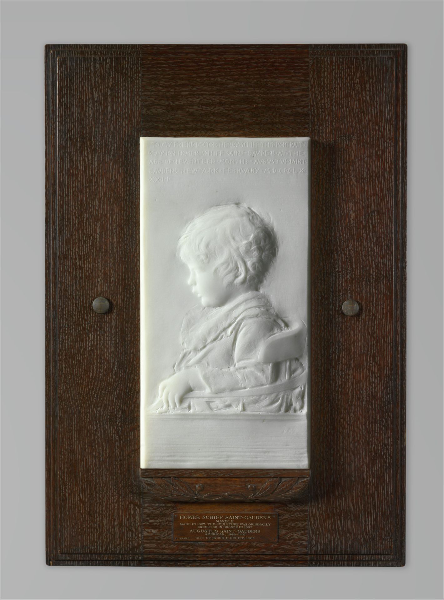 Homer Schiff Saint-Gaudens by Augustus Saint-Gaudens