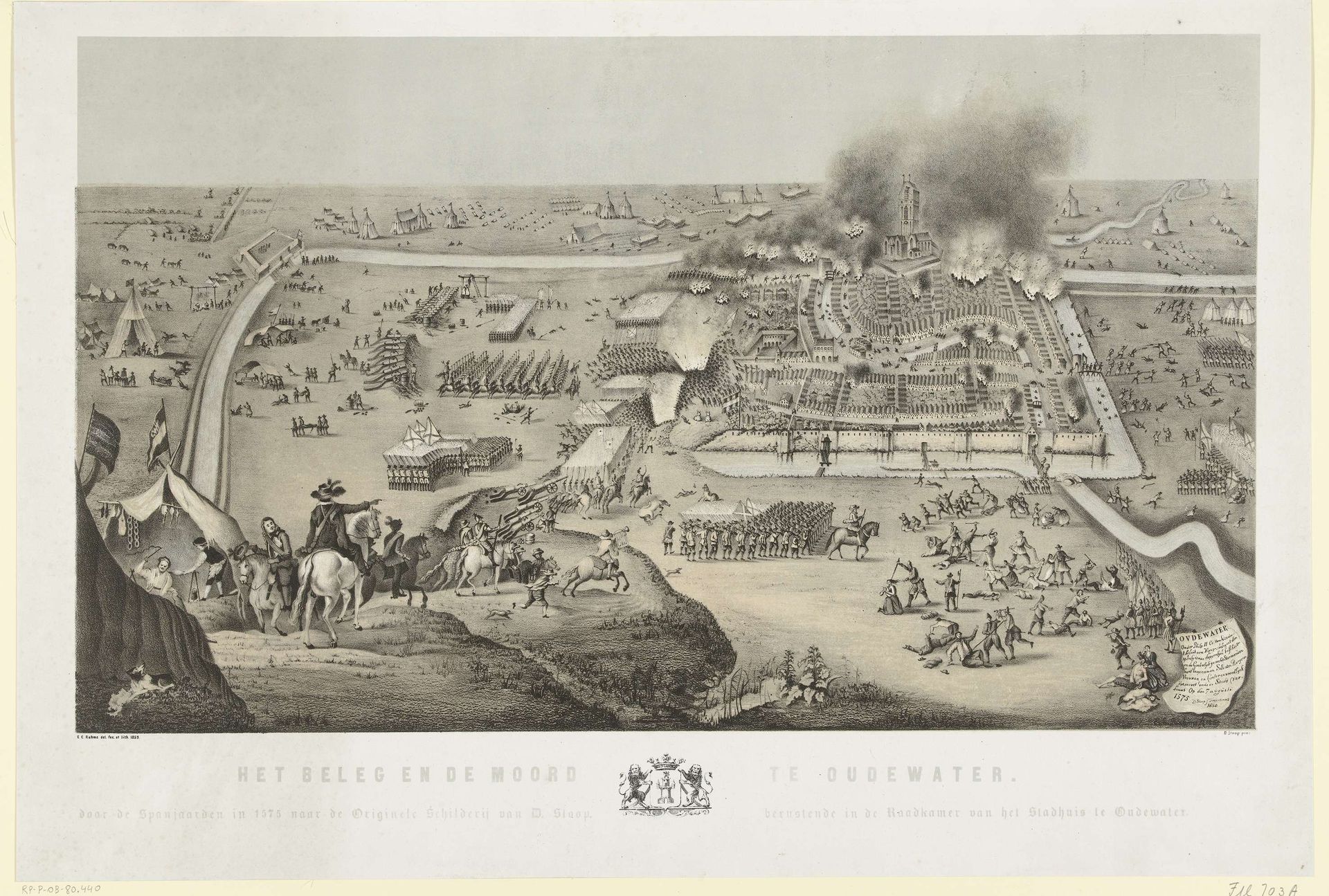 Moord te Oudewater, 1575 by Eberhard Cornelis Rahms