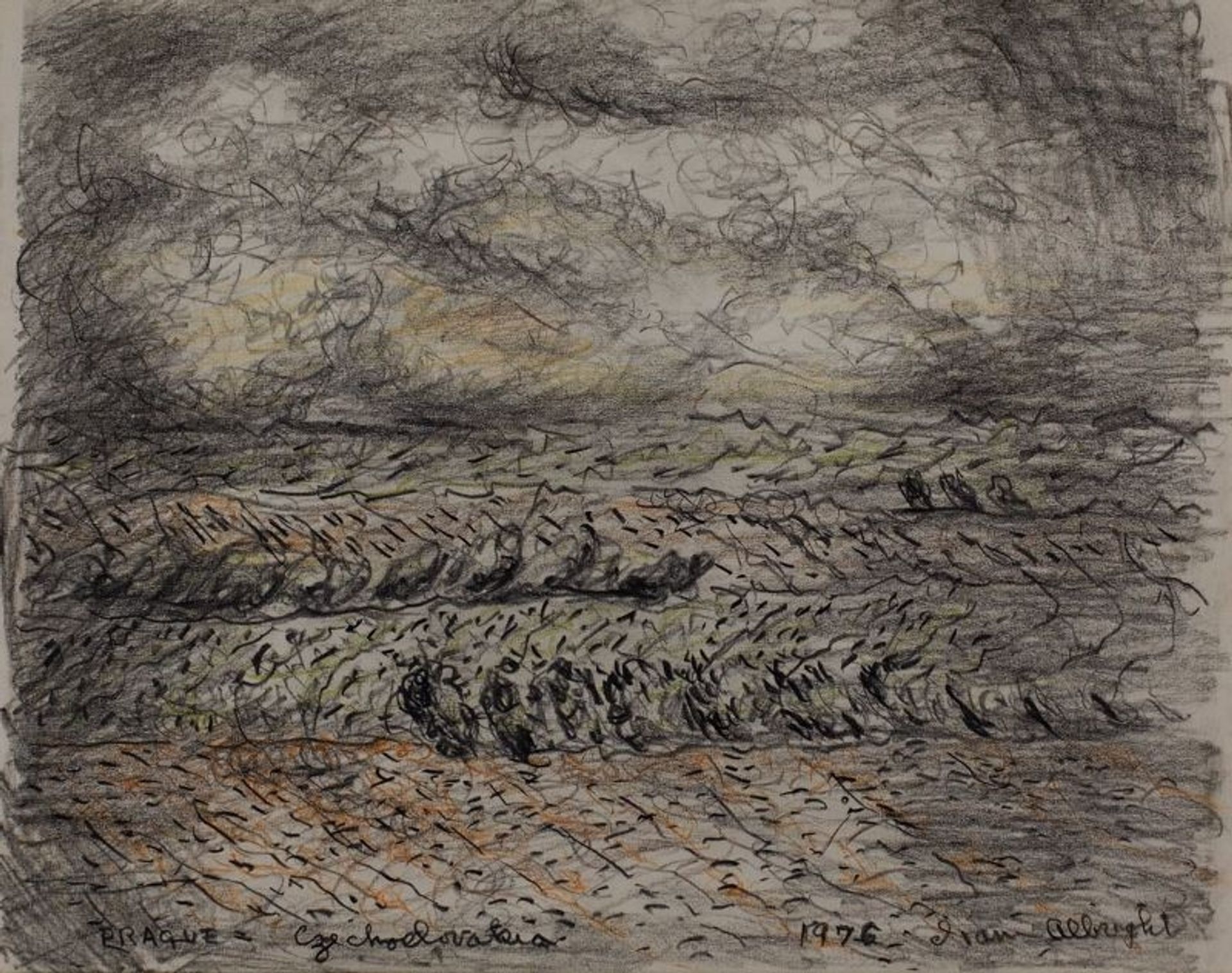 Near Prague, Czechoslovakia by Ivan Albright