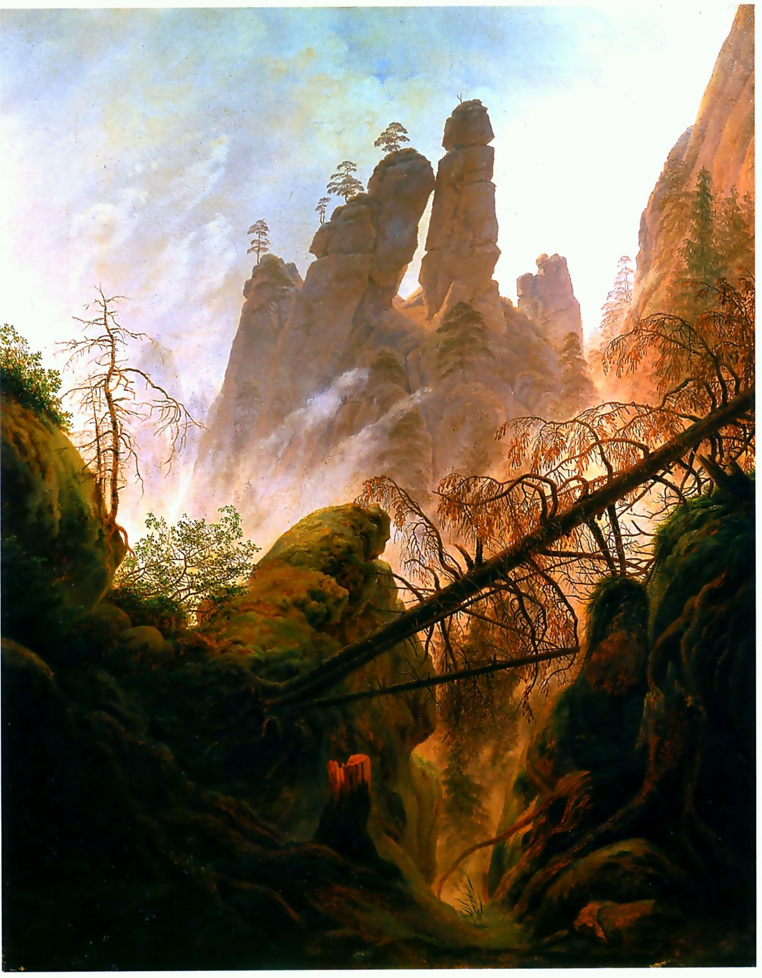 Rocky Ravine by Caspar David Friedrich