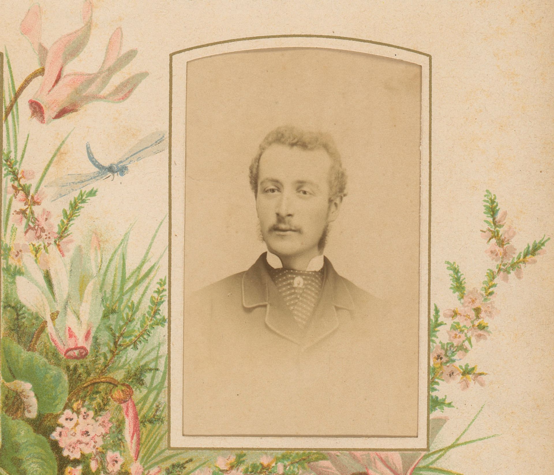 Portret van een man met snor by A. & G. Taylor