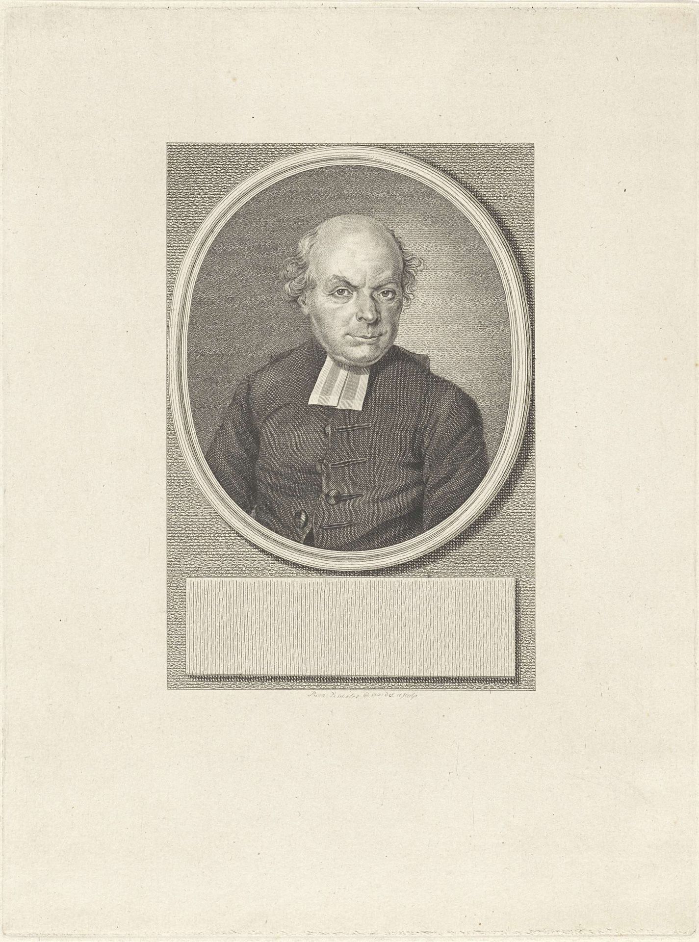 Portret van Joannes Claessen by Reinier Vinkeles