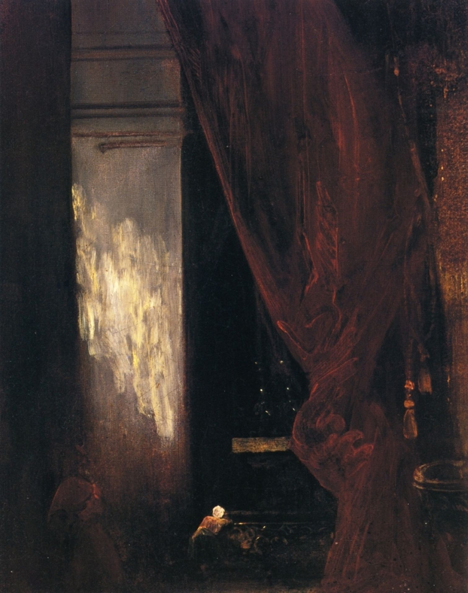 Interior of a Chapel by Eugène Delacroix