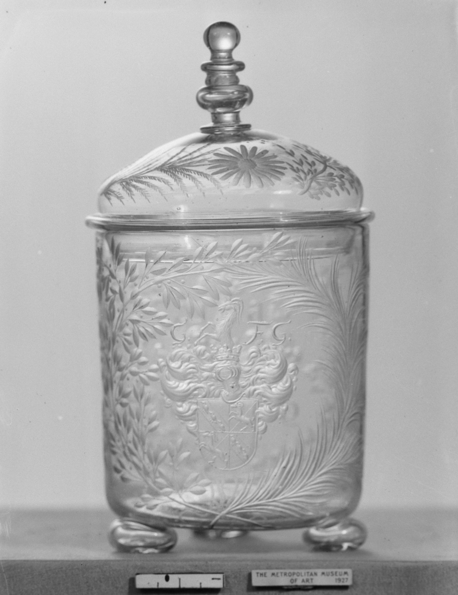 Beaker with cover by Hermann Schwinger