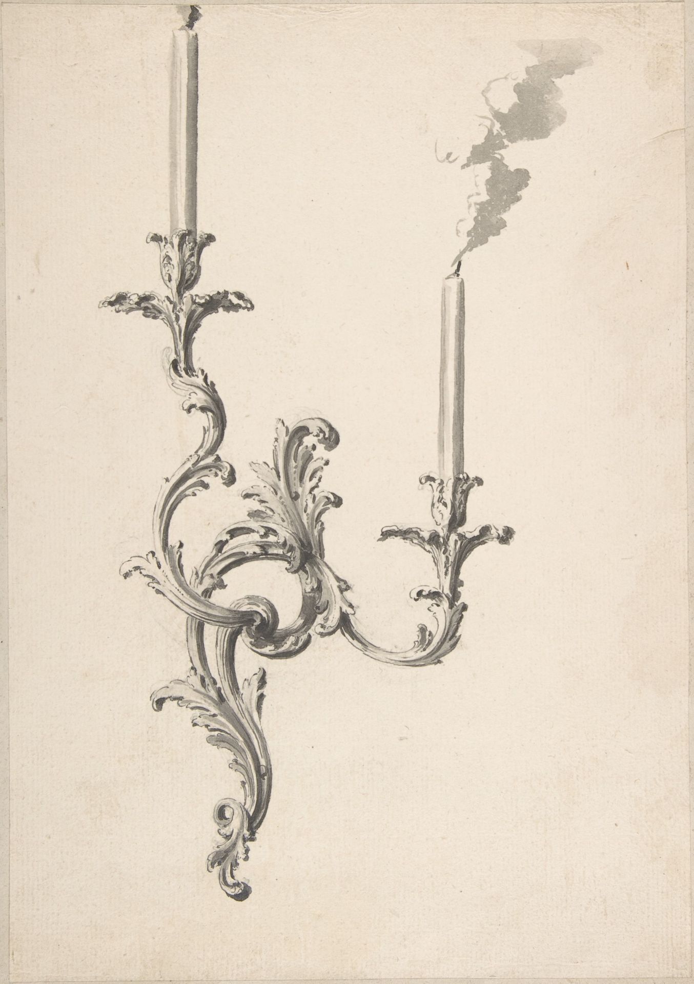 Design for a Sconce by Anonymous