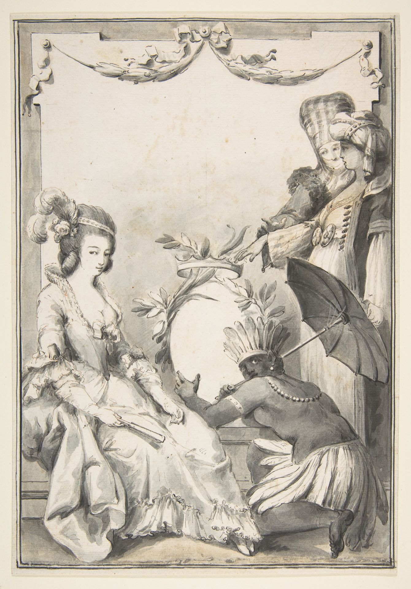Allegorical Figures of the Four Continents by Teodoro Viero