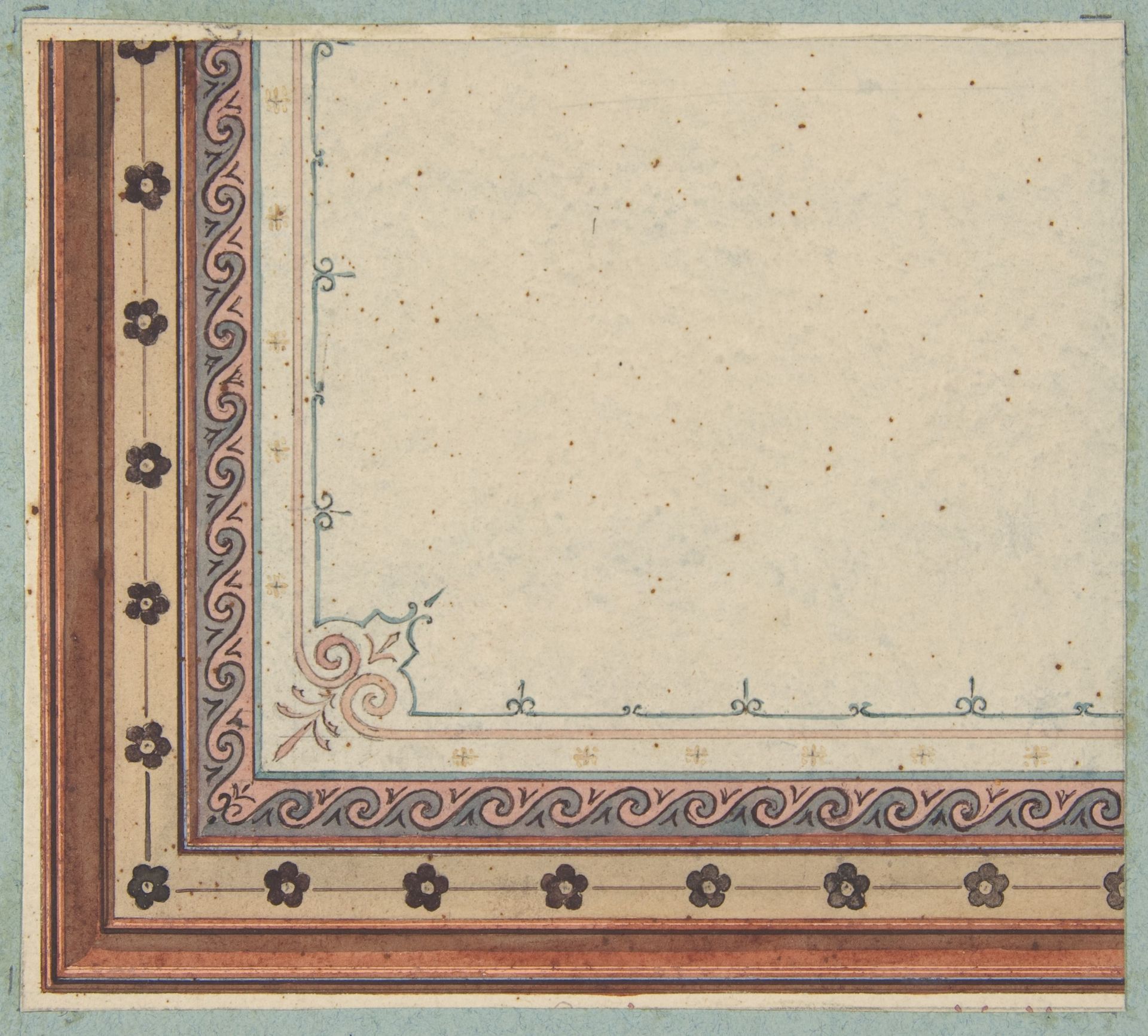 Design for the decoration of a ceiling by Jules-Edmond-Charles Lachaise
