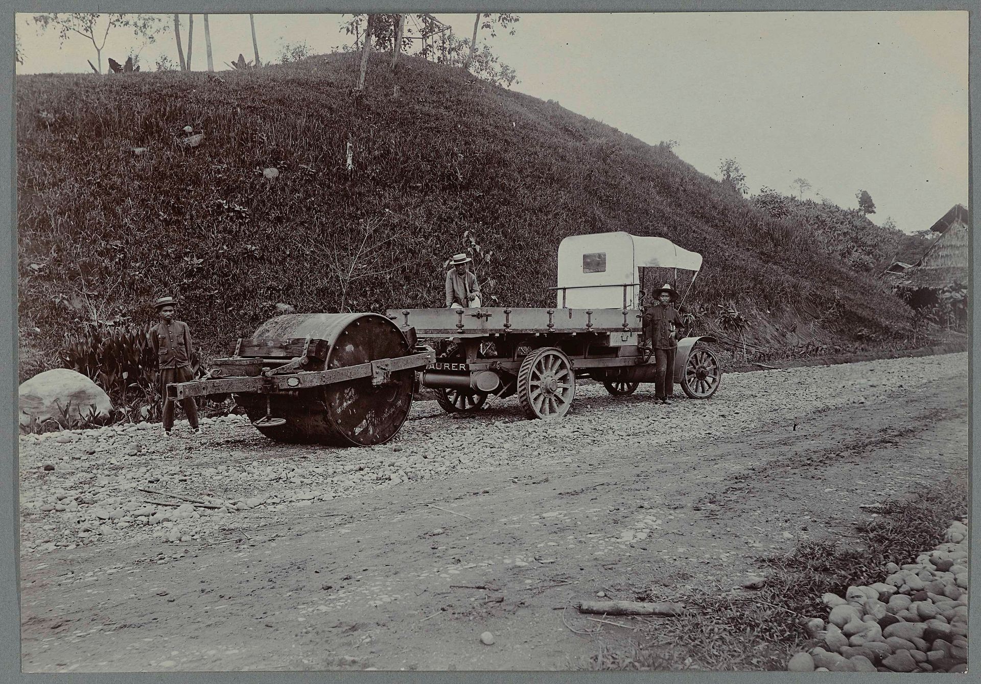 levelling the Road with a Roller by Anonymous